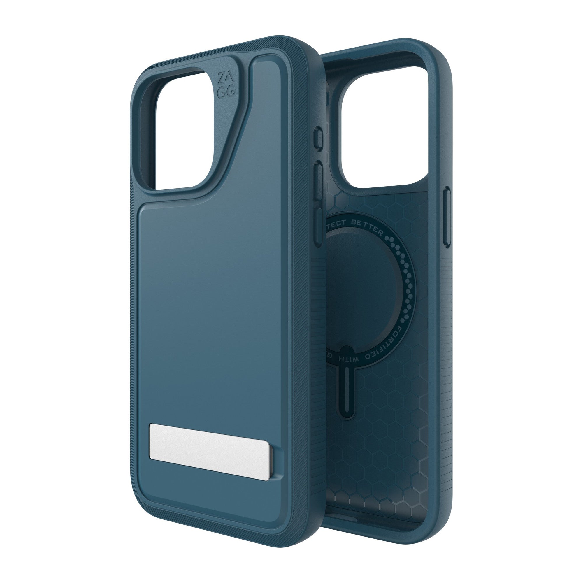 iPhone 15 Pro Max ZAGG (GEAR4) Everest Snap Kickstand Case - Marine - 15-11724