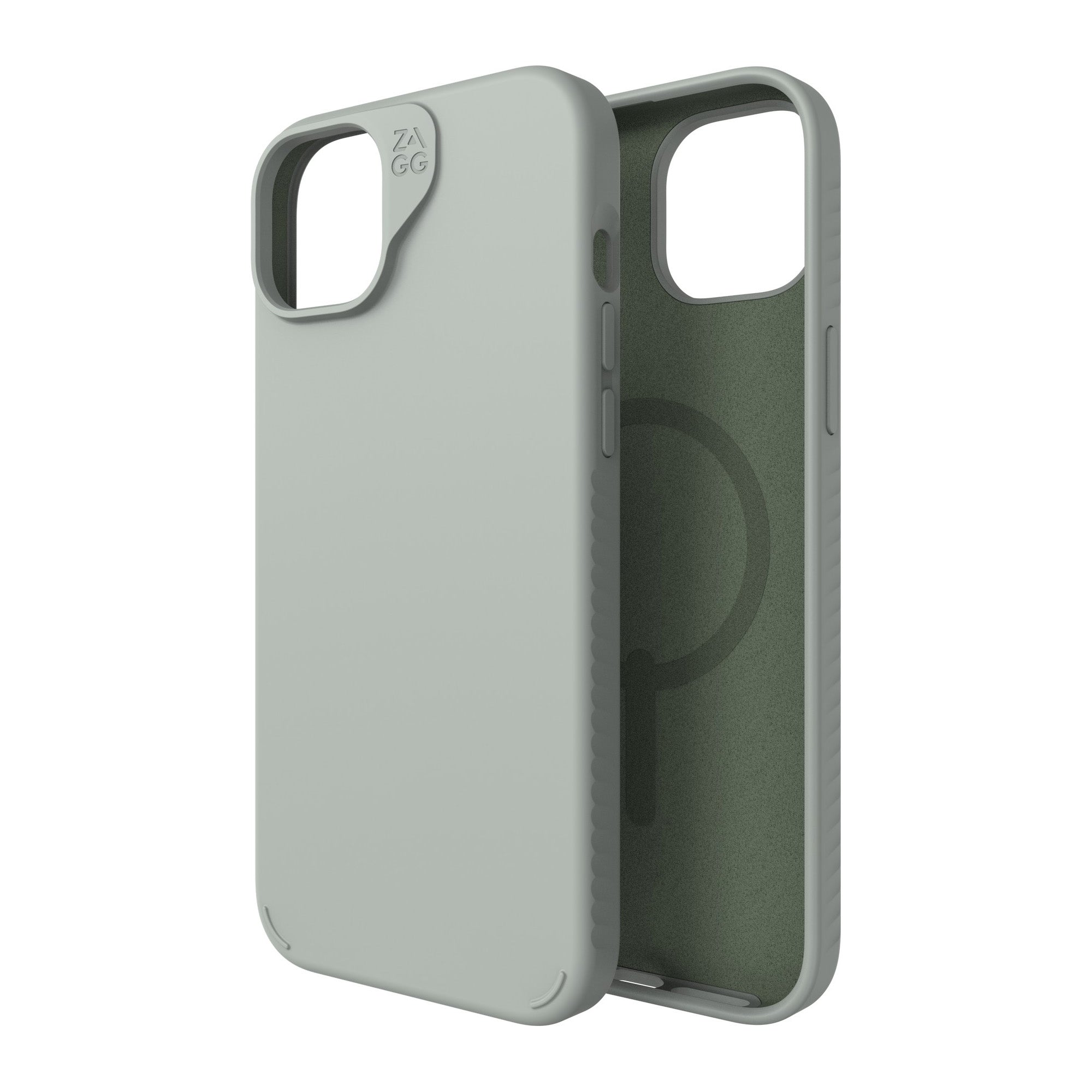 iPhone 15 Plus/14 Plus ZAGG/GEAR4 Graphene Manhattan Snap Case - Sage - 15-11727