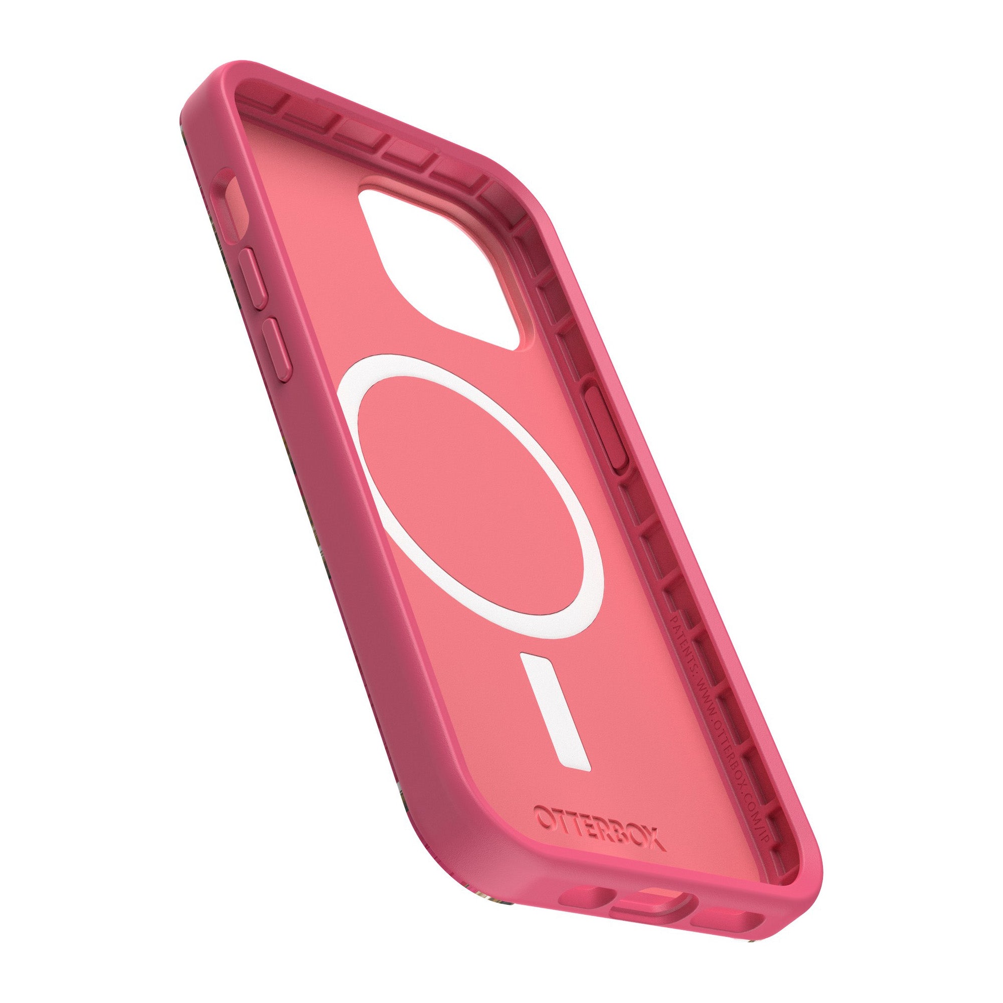 iPhone 15/14/13 Otterbox Symmetry w/ MagSafe Graphics Series Case - Pink (Flamingo Pink) - 15-11739