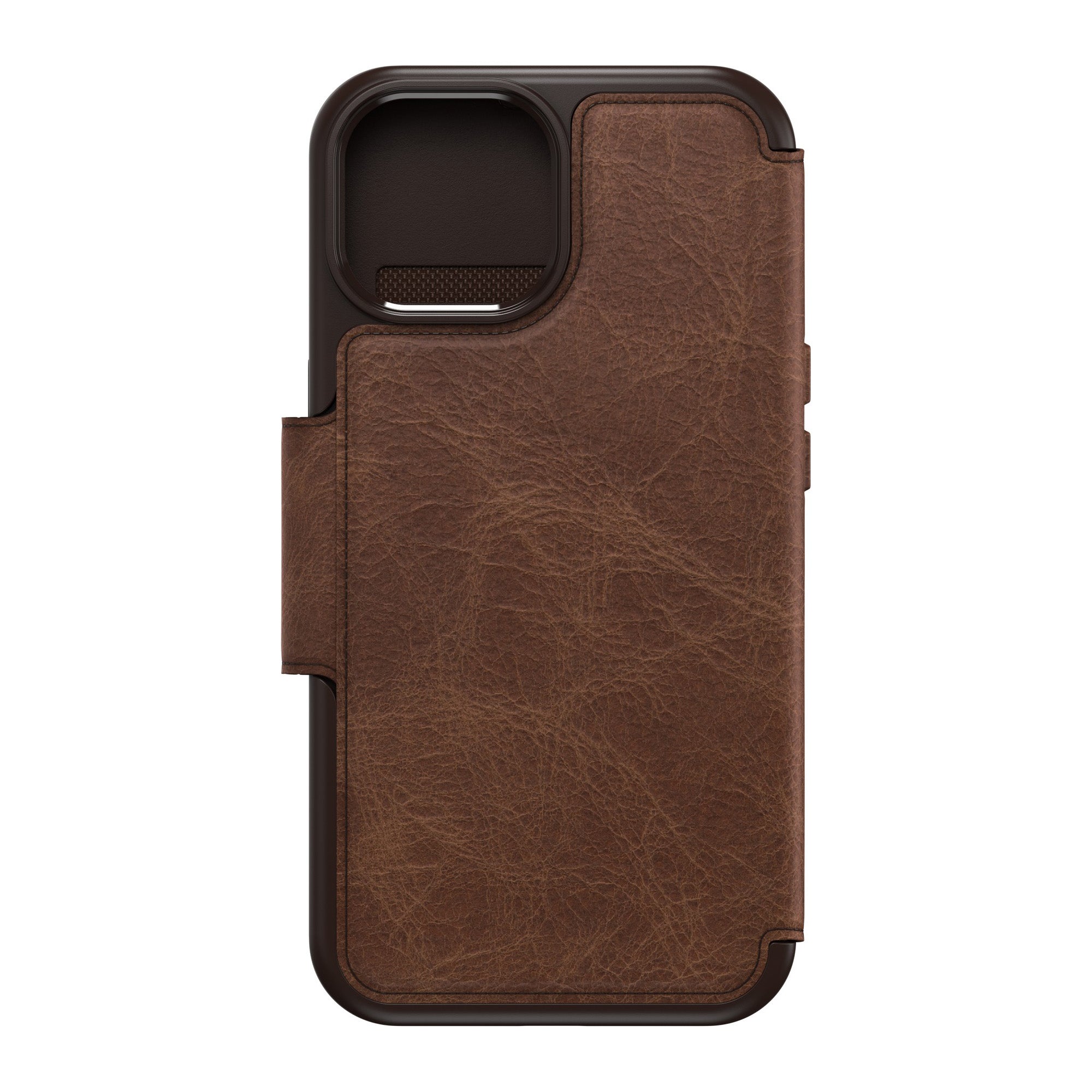 iPhone 15 Otterbox Strada Leather Folio Case - Brown (Espresso) - 15-11742