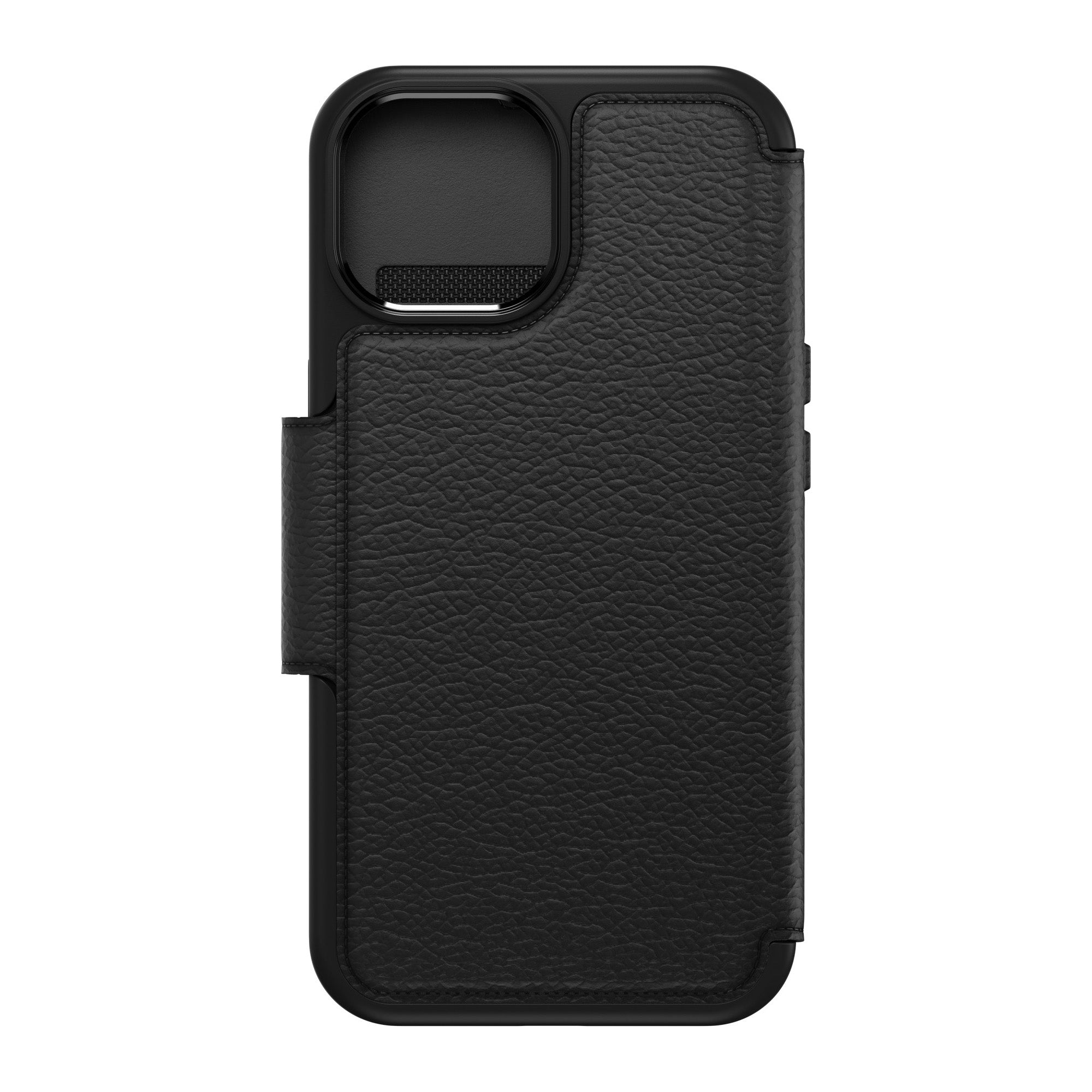 iPhone 15 Otterbox Strada Leather Folio Case - Black (Shadow) - 15-11743