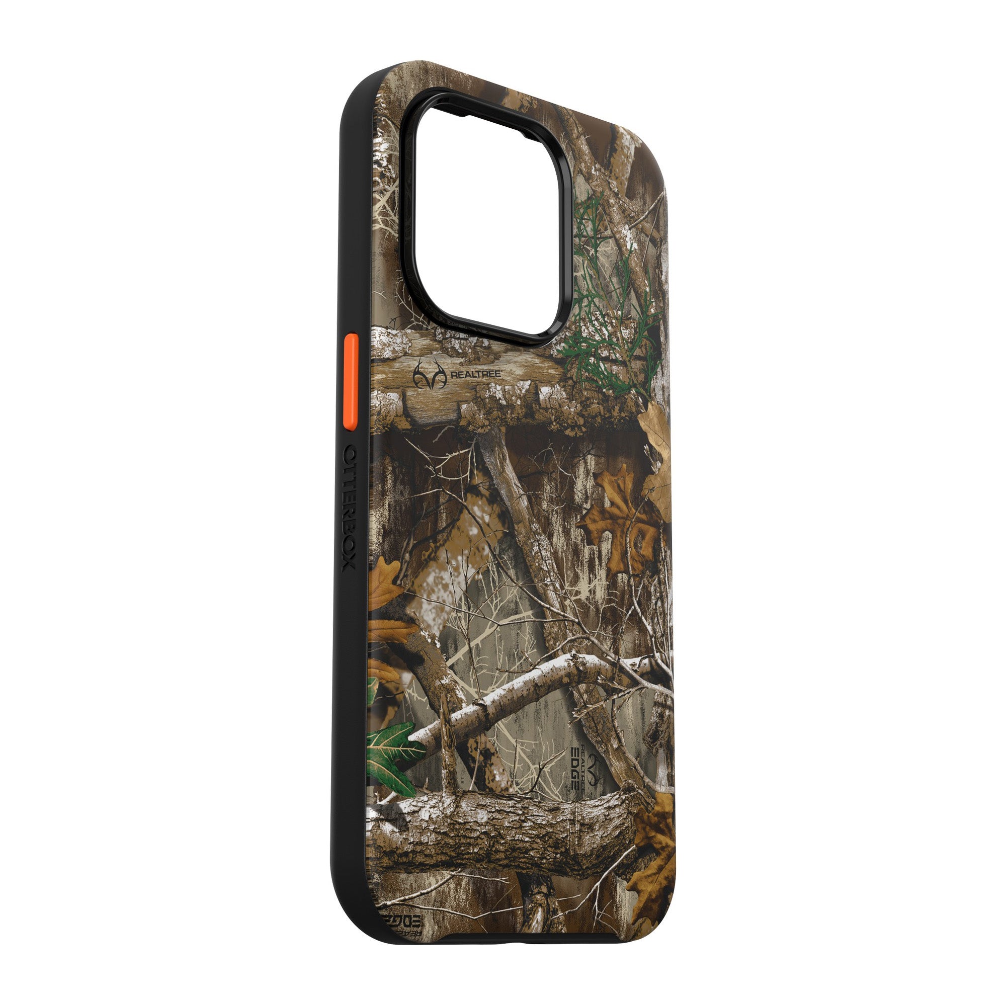 iPhone 15 Pro Otterbox Symmetry w/ MagSafe Graphics Series Case - Black (Realtree Edge) - 15-11752
