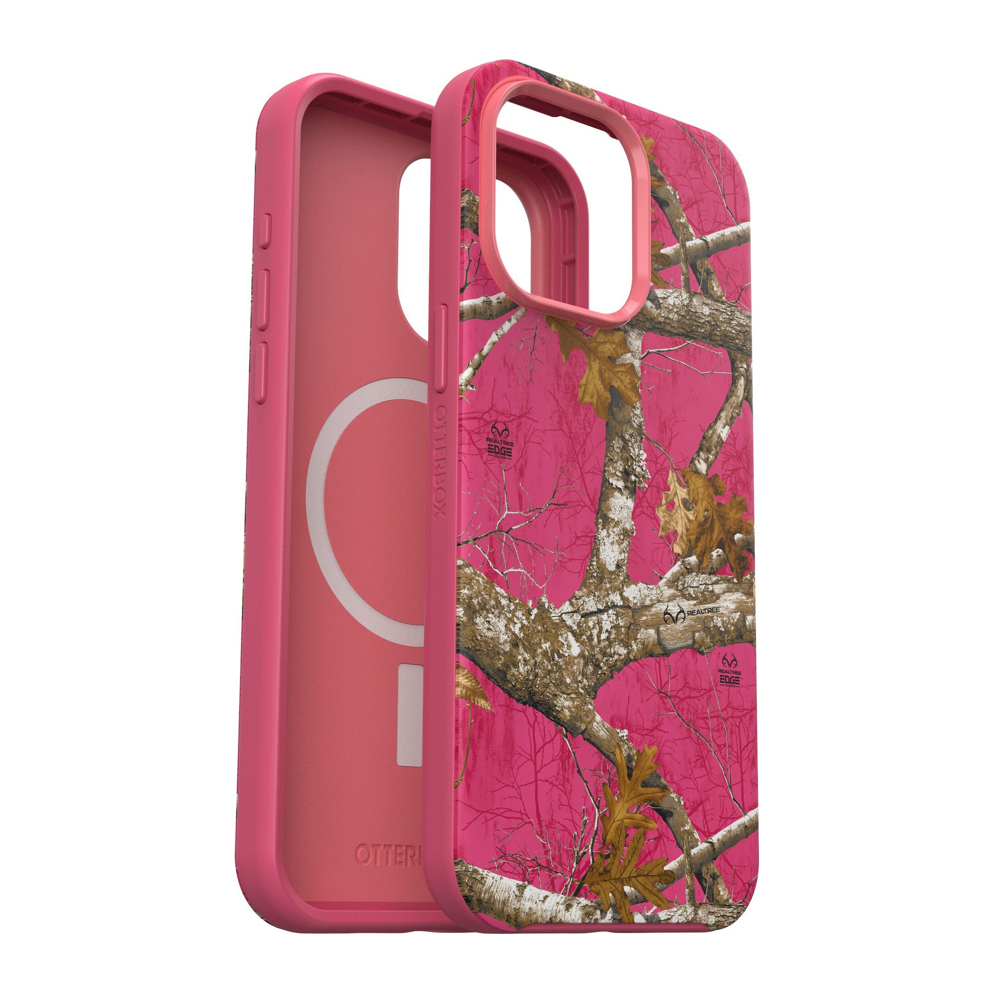 iPhone 15 Pro Max Otterbox Symmetry w/ MagSafe Graphics Series Case - Pink (Flamingo Pink) - 15-11762