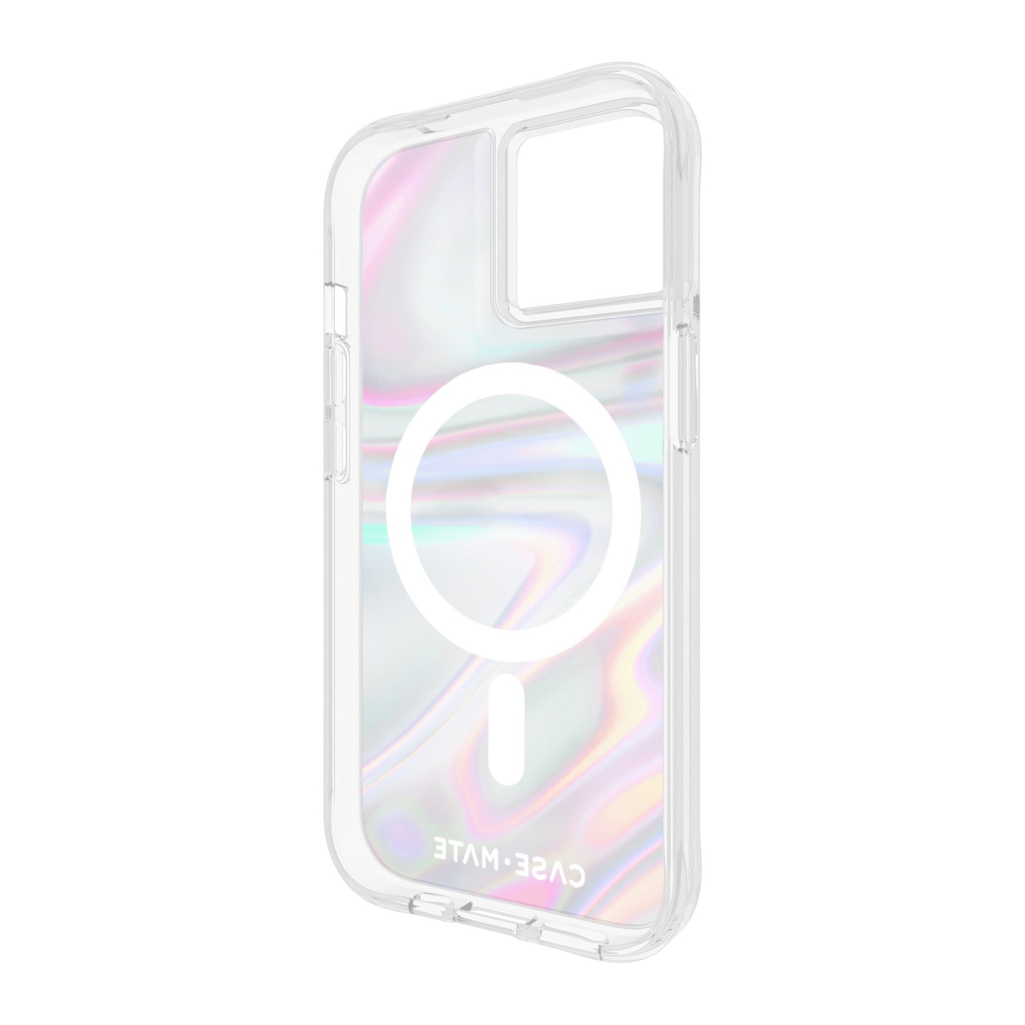 iPhone 15/14/13 Case-Mate Soap Bubble MagSafe Case - Iridescent - 15-11783