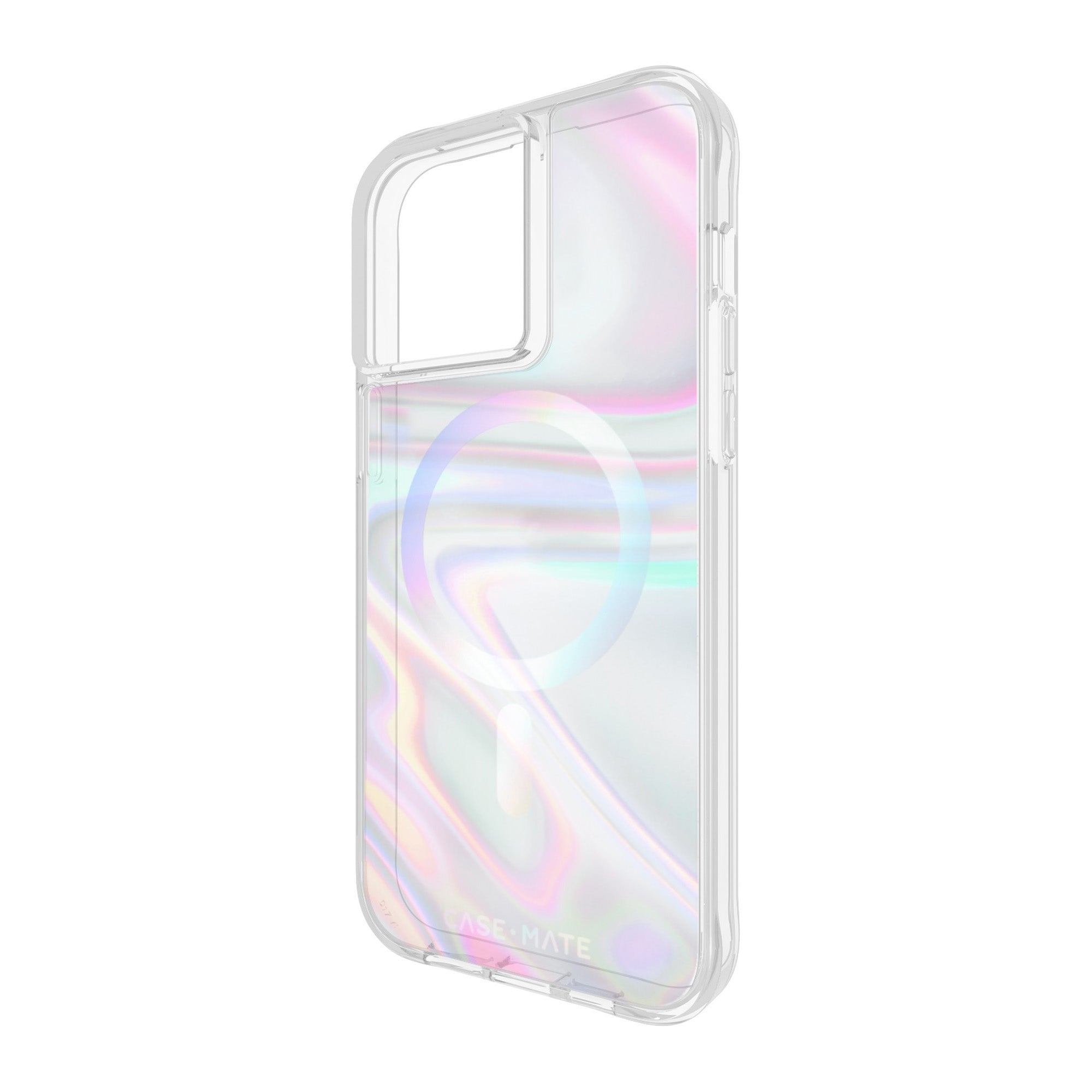 iPhone 15 Pro Max Case-Mate Soap Bubble MagSafe Case - Iridescent - 15-11787