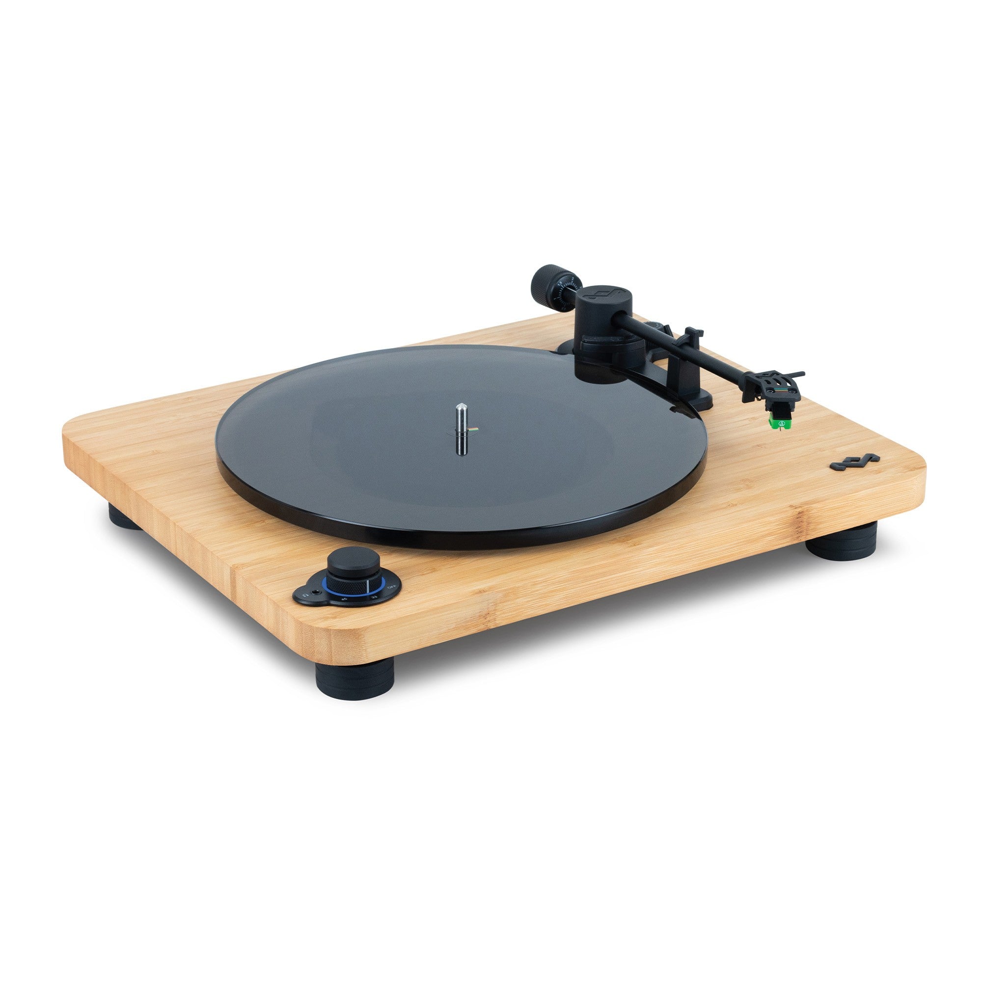 House of Marley Stir It Up Lux Turntable - Light Wood - 15-11956