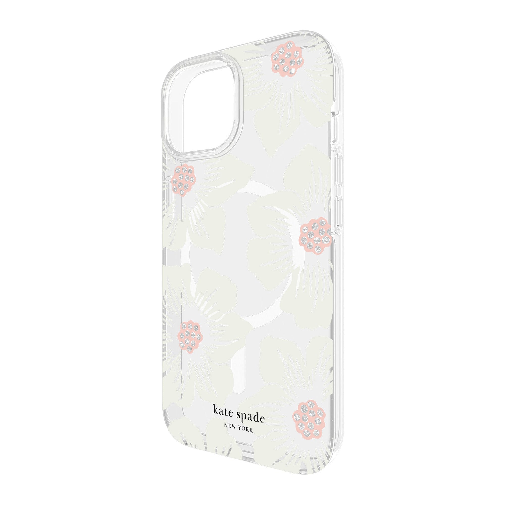 iPhone 15/14/13 Kate Spade Protective Hardshell MagSafe Case - Hollyhock - 15-12001