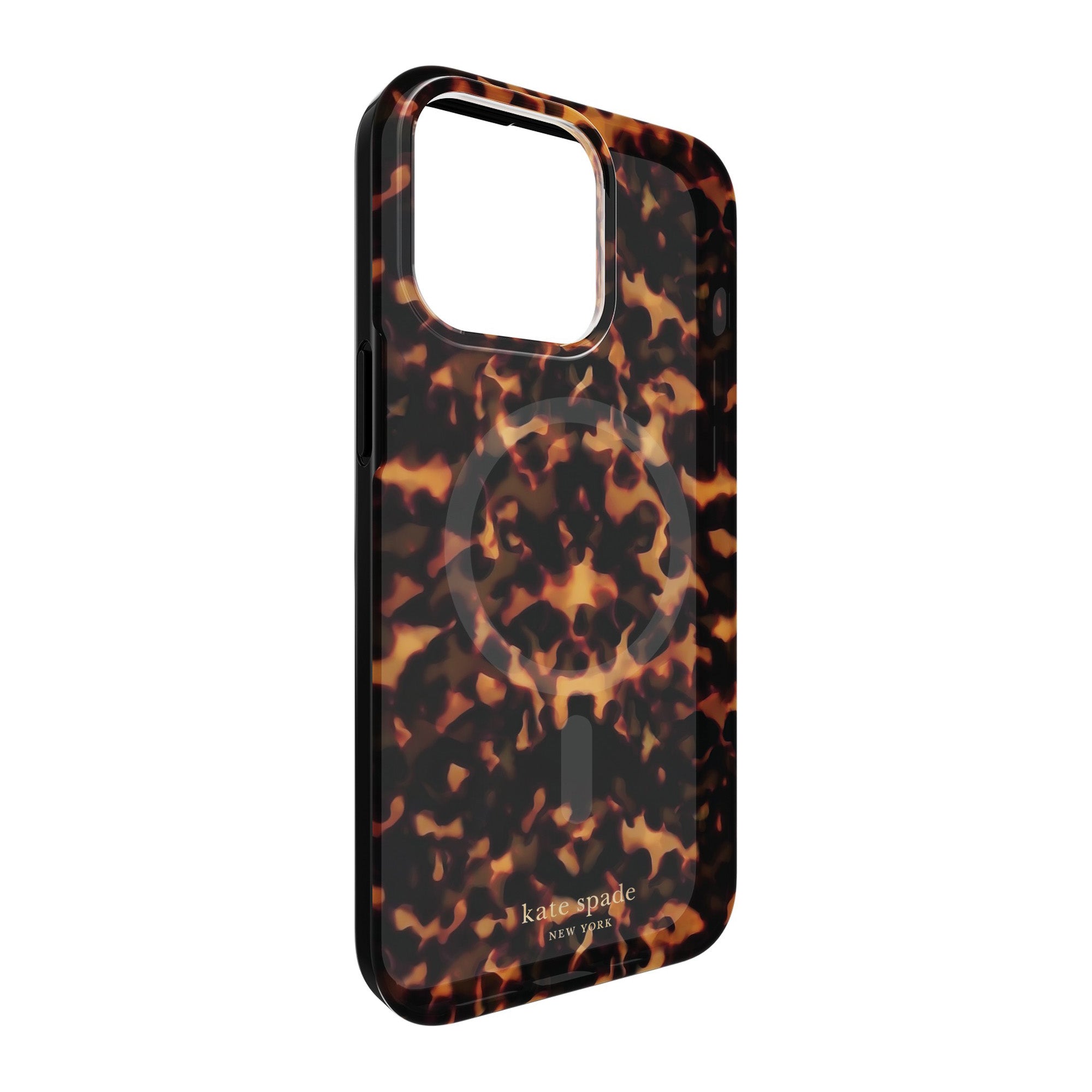 iPhone 15 Pro Max Kate Spade Protective Hardshell MagSafe Case - Tortoise - 15-12006