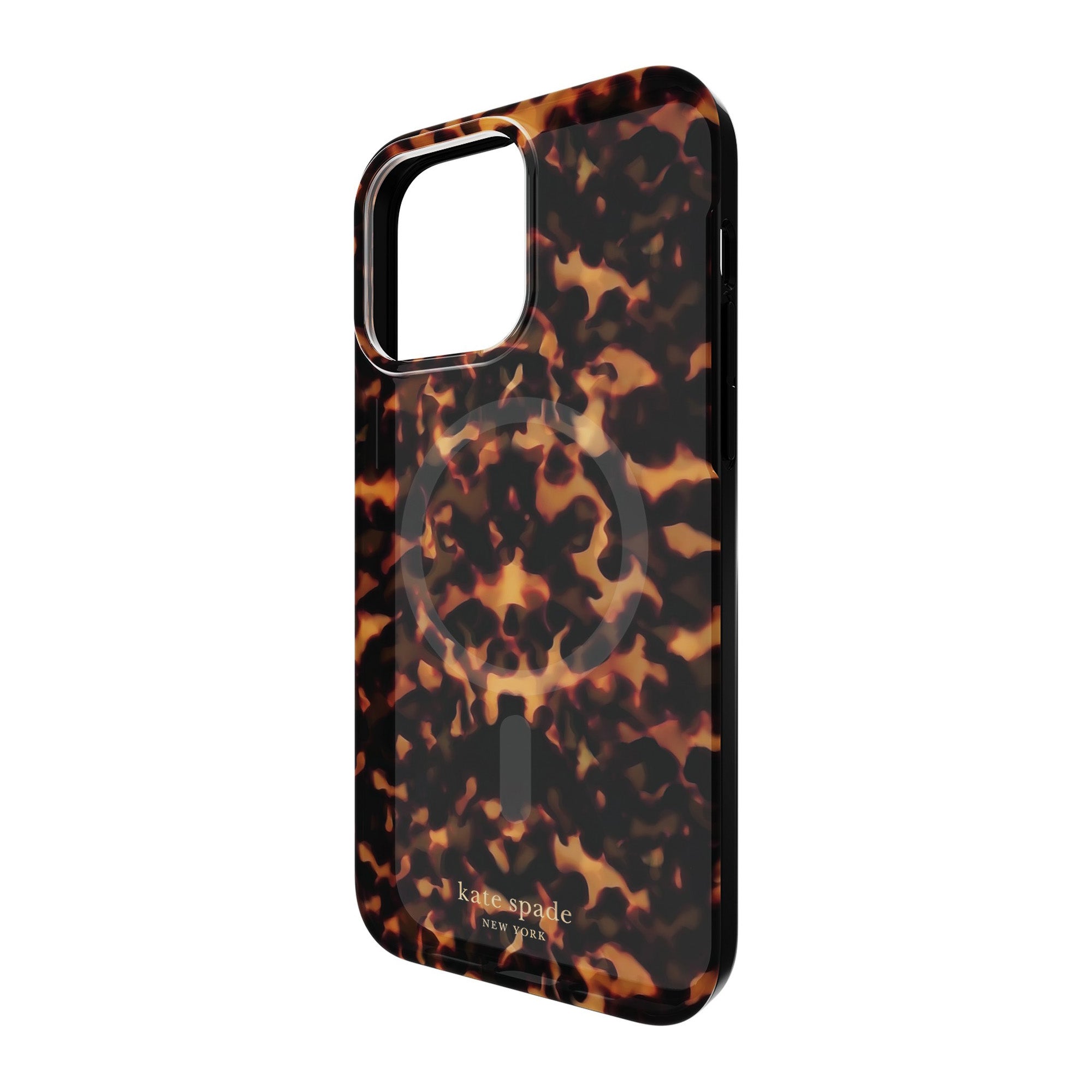 iPhone 15 Pro Max Kate Spade Protective Hardshell MagSafe Case - Tortoise - 15-12006