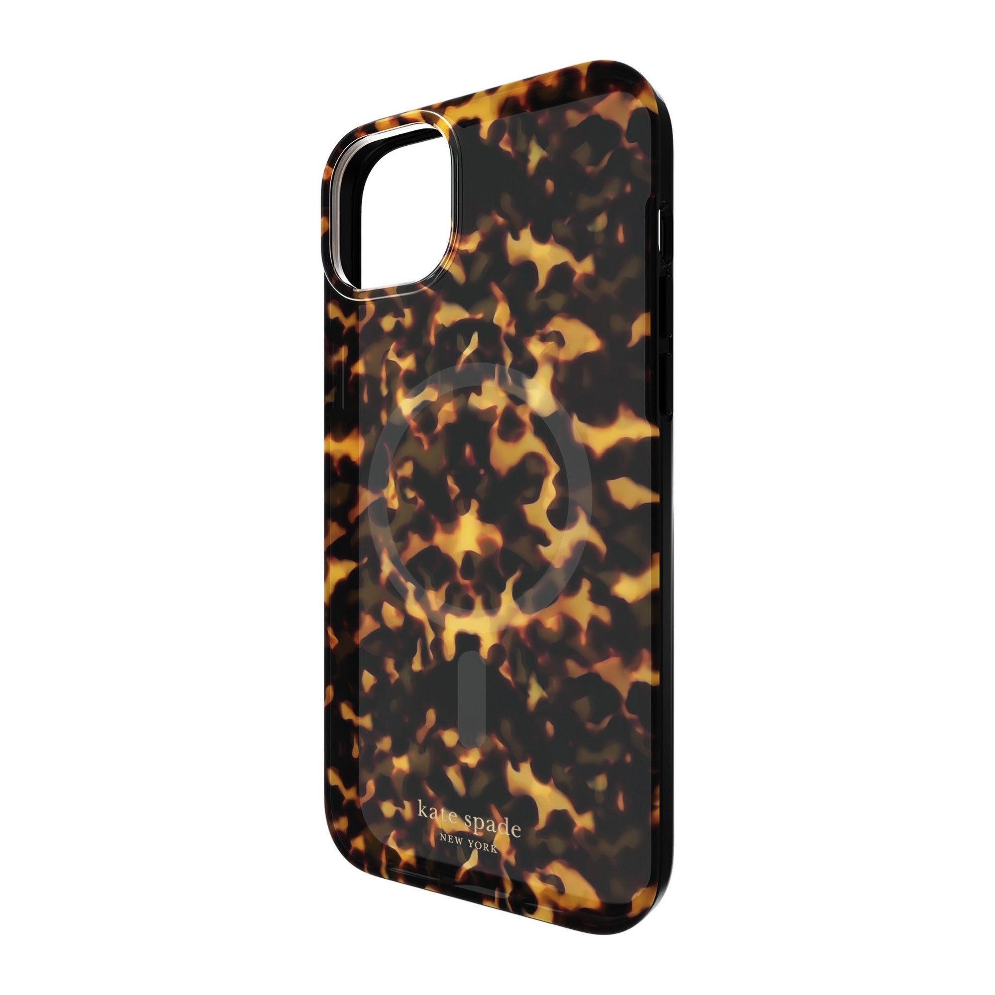 iPhone 15 Plus/14 Plus Kate Spade Protective Hardshell MagSafe Case - Tortoise - 15-12007