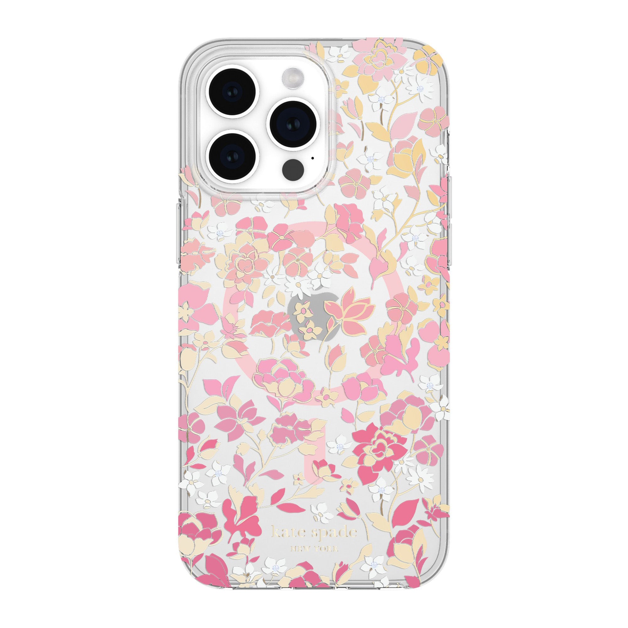 iPhone 15 Pro Max Kate Spade Protective Hardshell MagSafe Case - Flowerbed - 15-12018