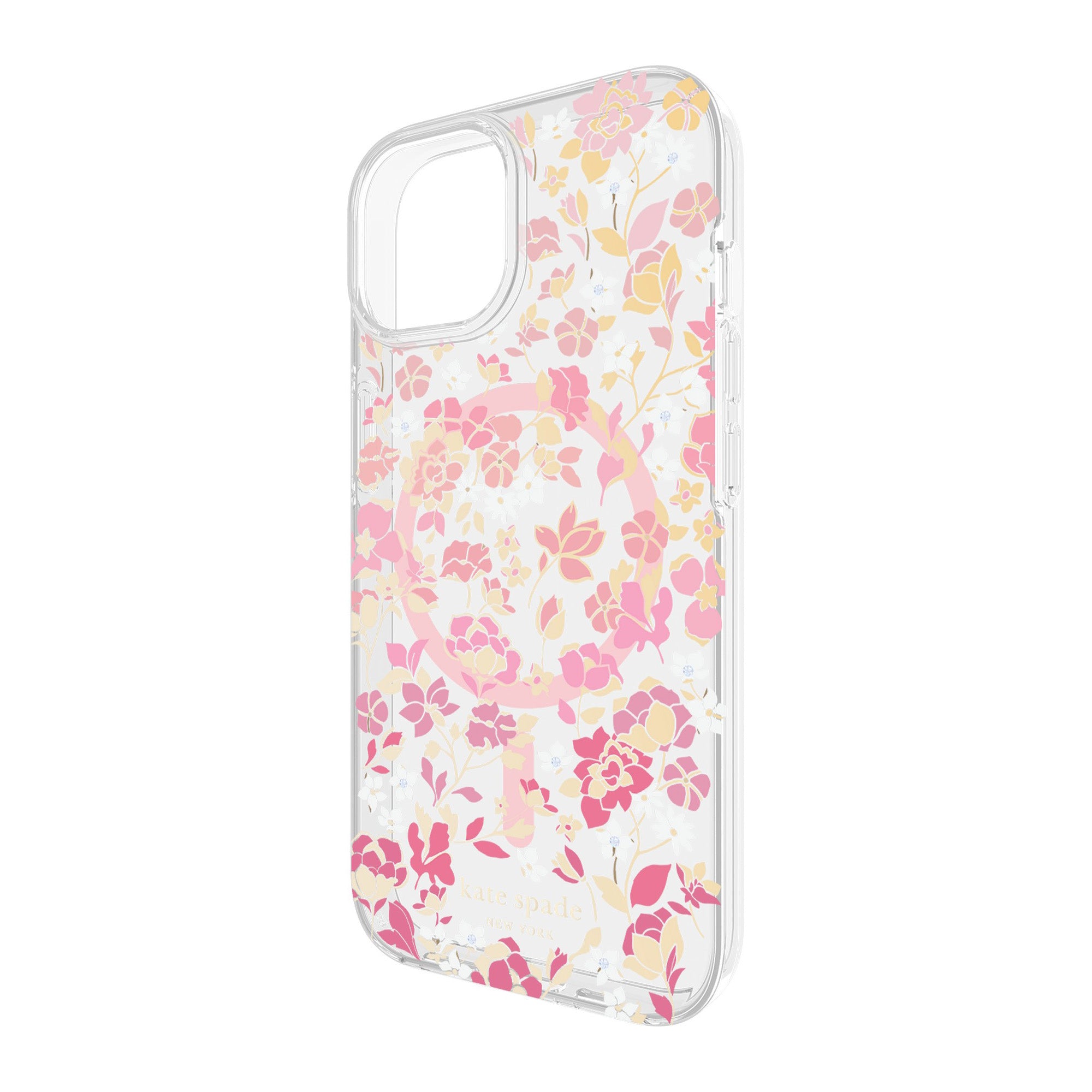 iPhone 15/14/13 Kate Spade Protective Hardshell MagSafe Case - Flowerbed - 15-12021
