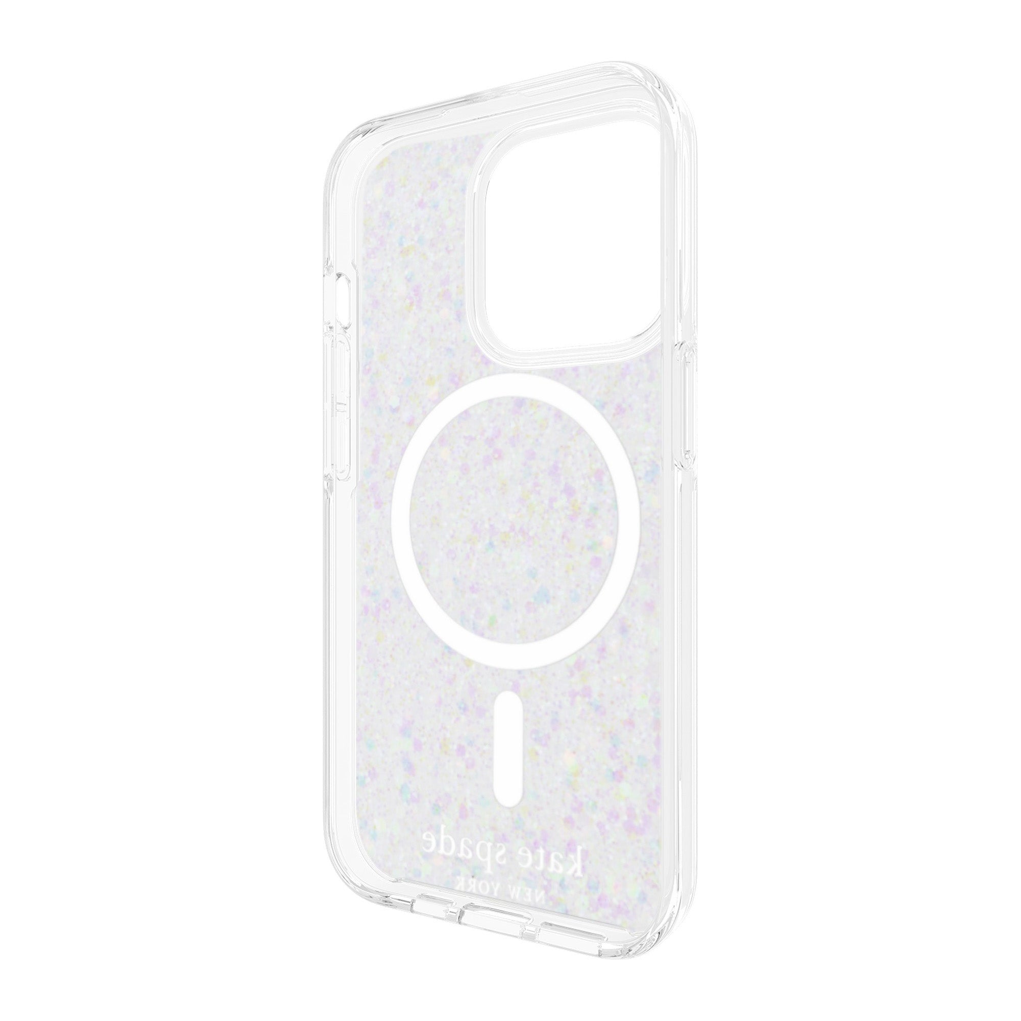 iPhone 15 Pro Kate Spade Protective Hardshell MagSafe Case - Chunky Glitter - 15-12028