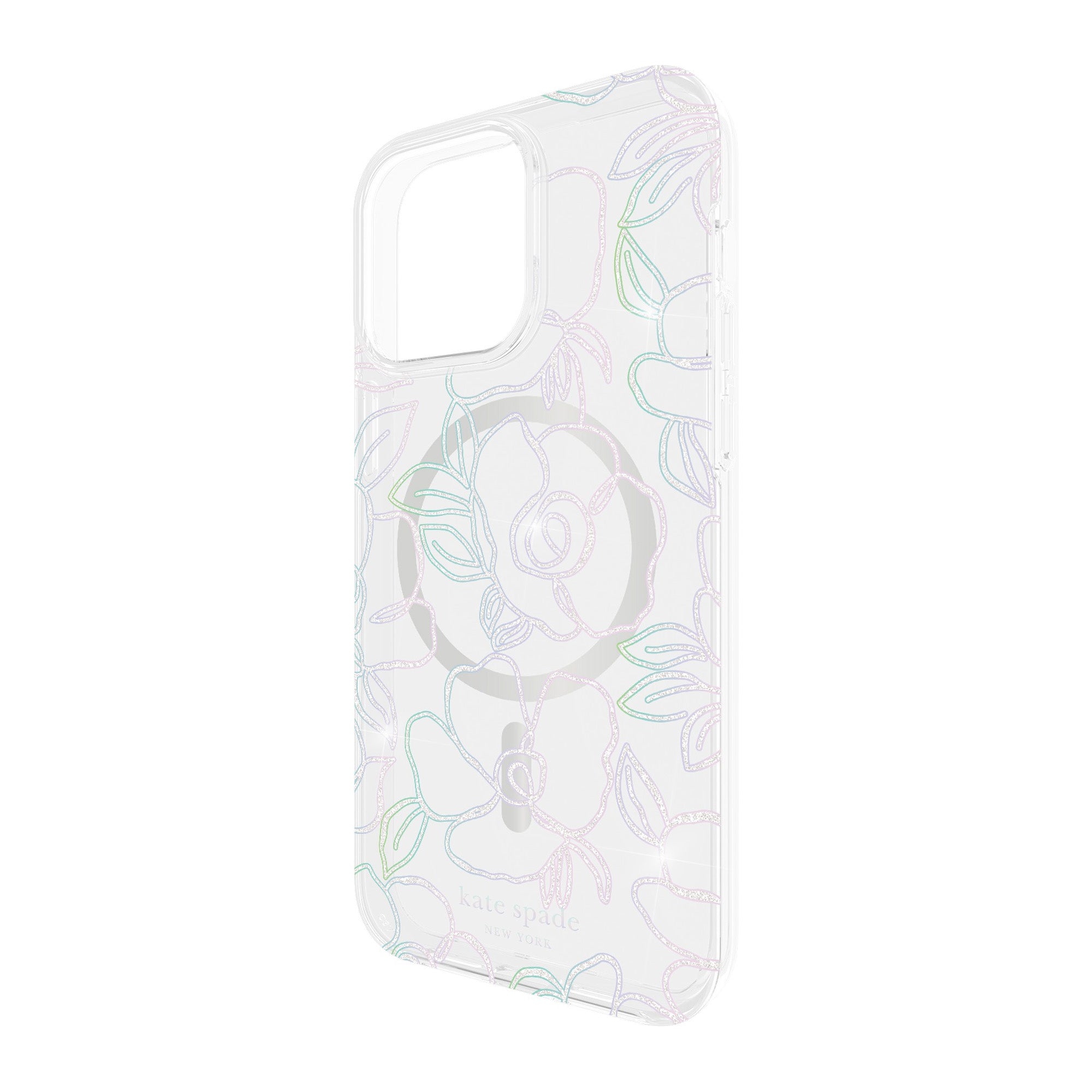 iPhone 15 Pro Max Kate Spade Protective Hardshell MagSafe Case - Modern Floral - 15-12033