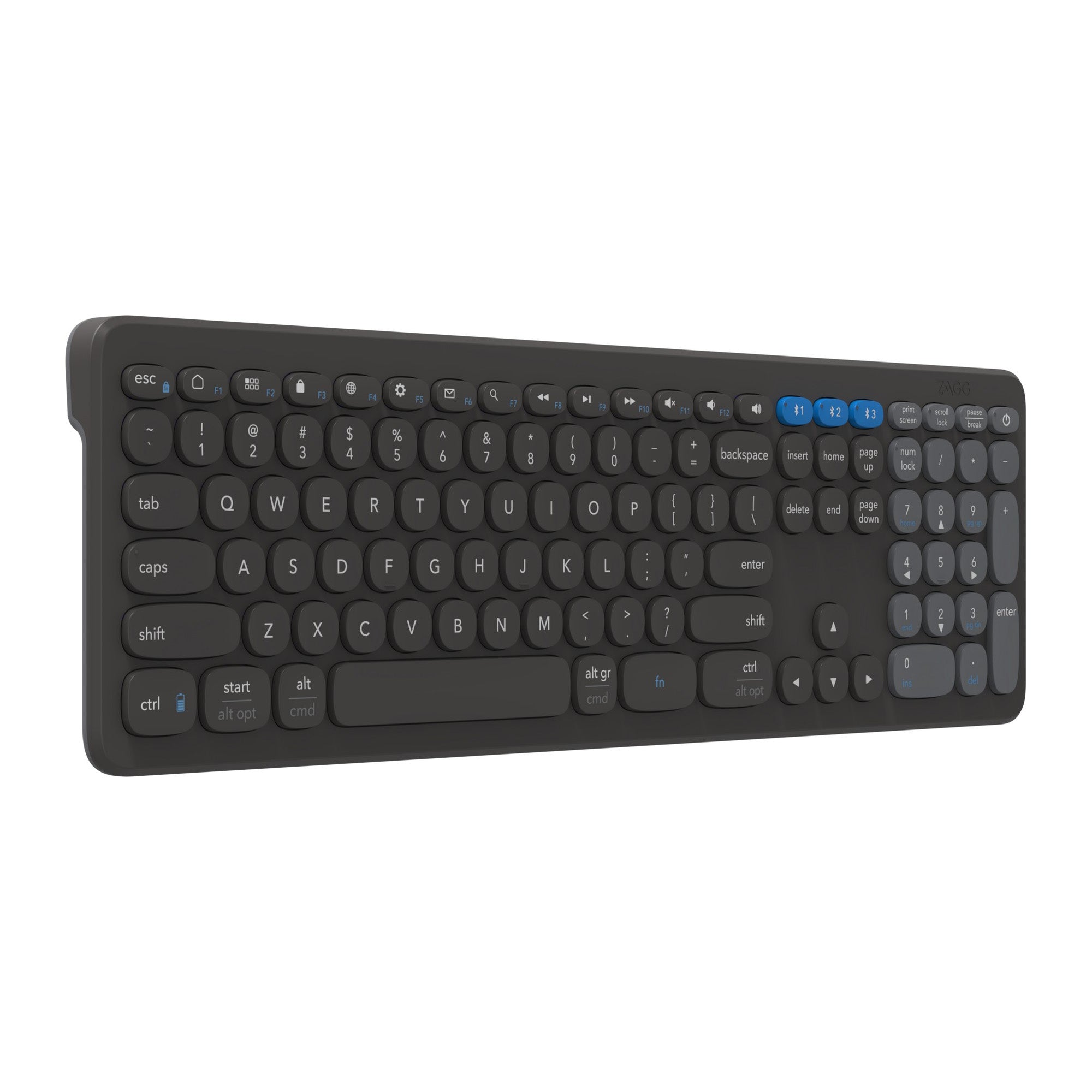 ZAGG Wireless Pro Keyboard 17inch - Black - 15-12078