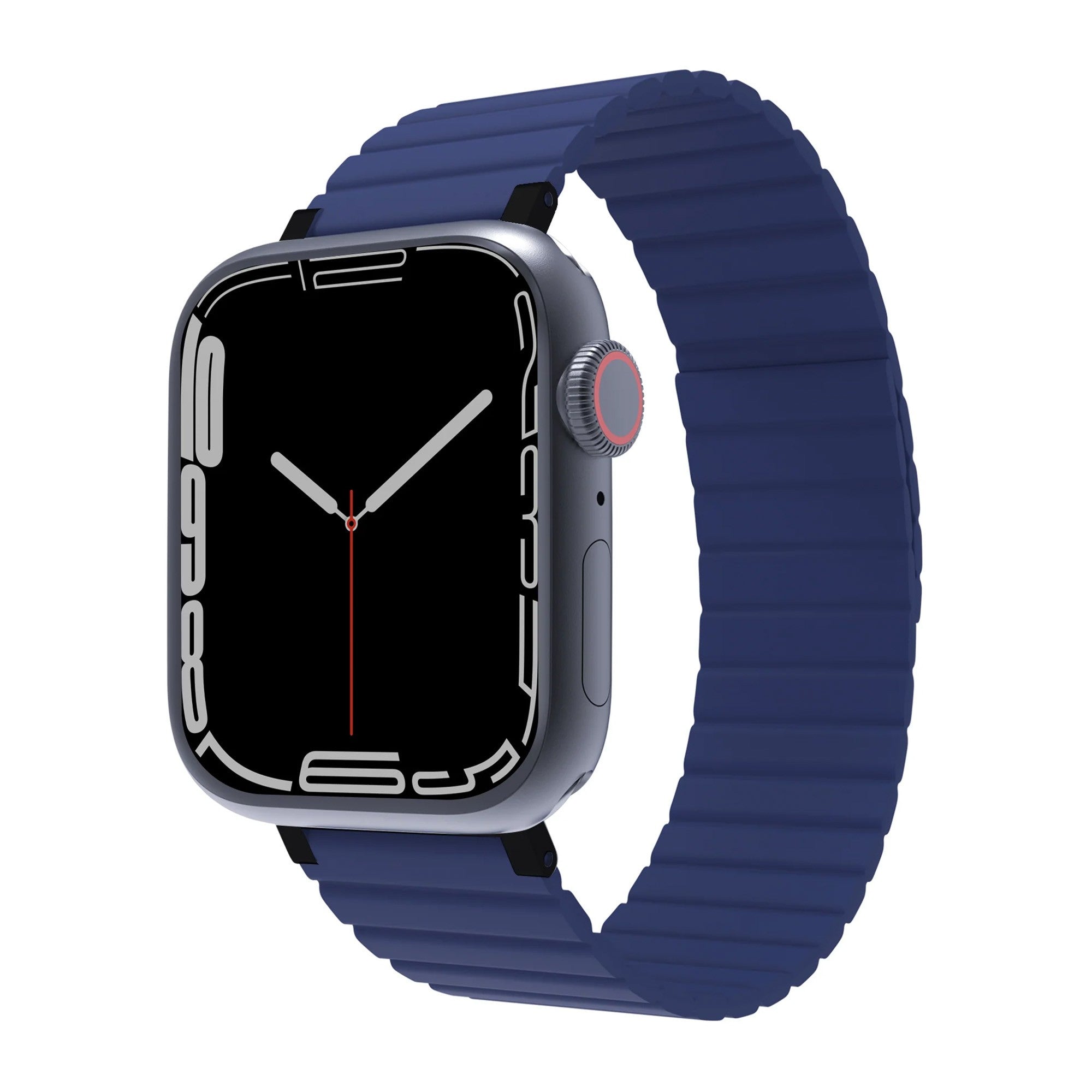 Apple Watch 38/40/41mm JCPal Silicone Magnetic Watch Band - Navy Blue - 15-12090