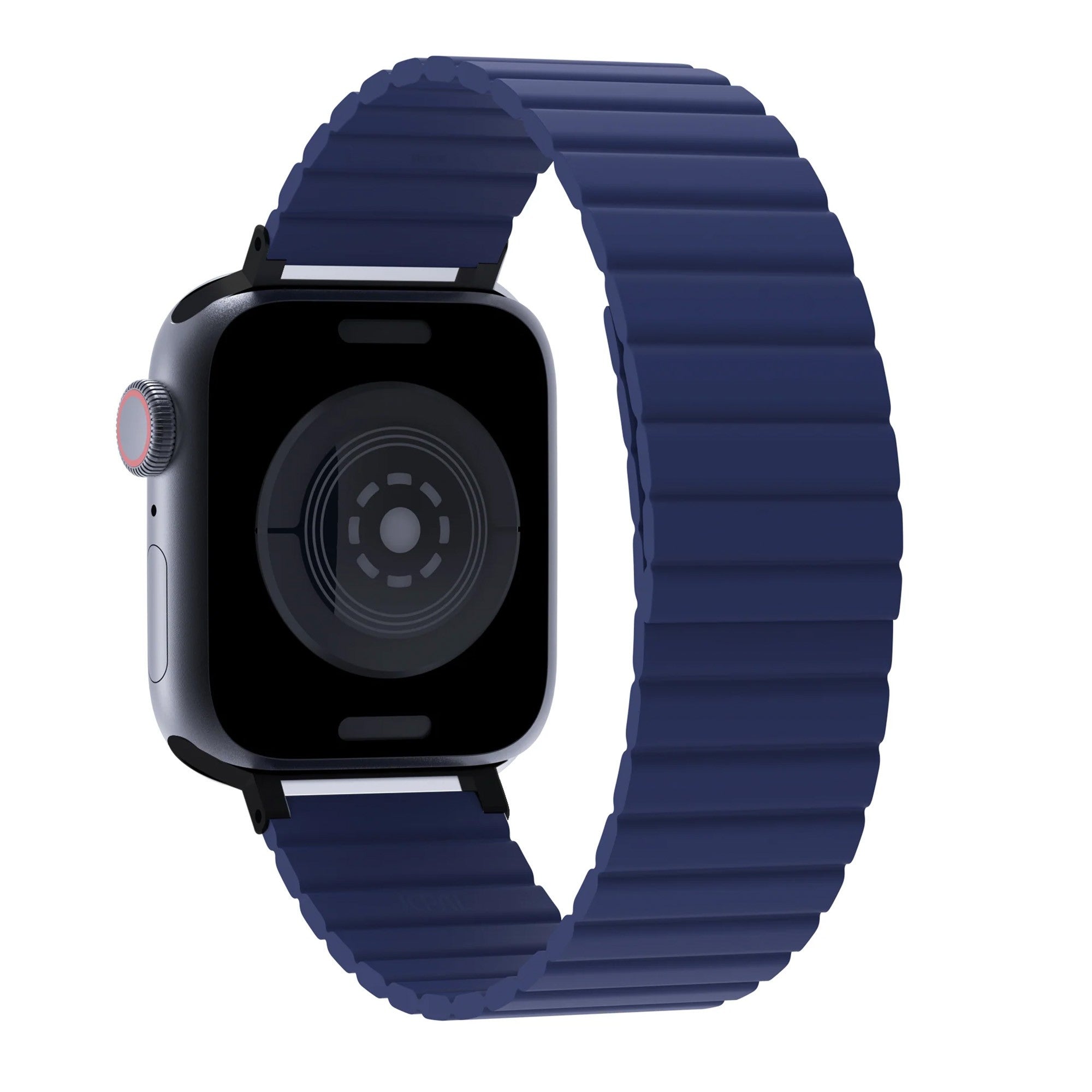 Apple Watch 38/40/41mm JCPal Silicone Magnetic Watch Band - Navy Blue - 15-12090