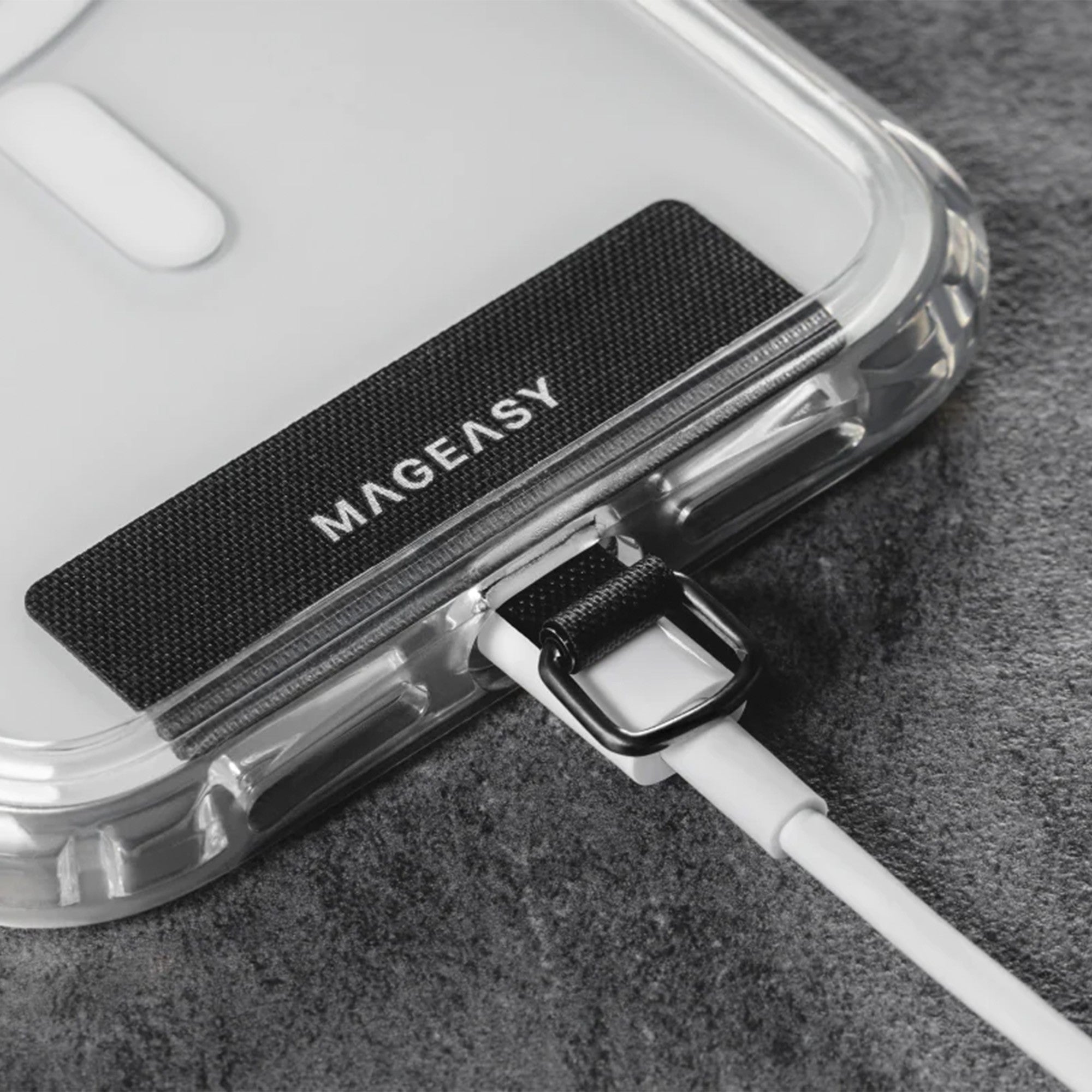 Universal MAGEASY 6mm Adjustable Strap Phone Lanyard - Misty Blue - 15-12102