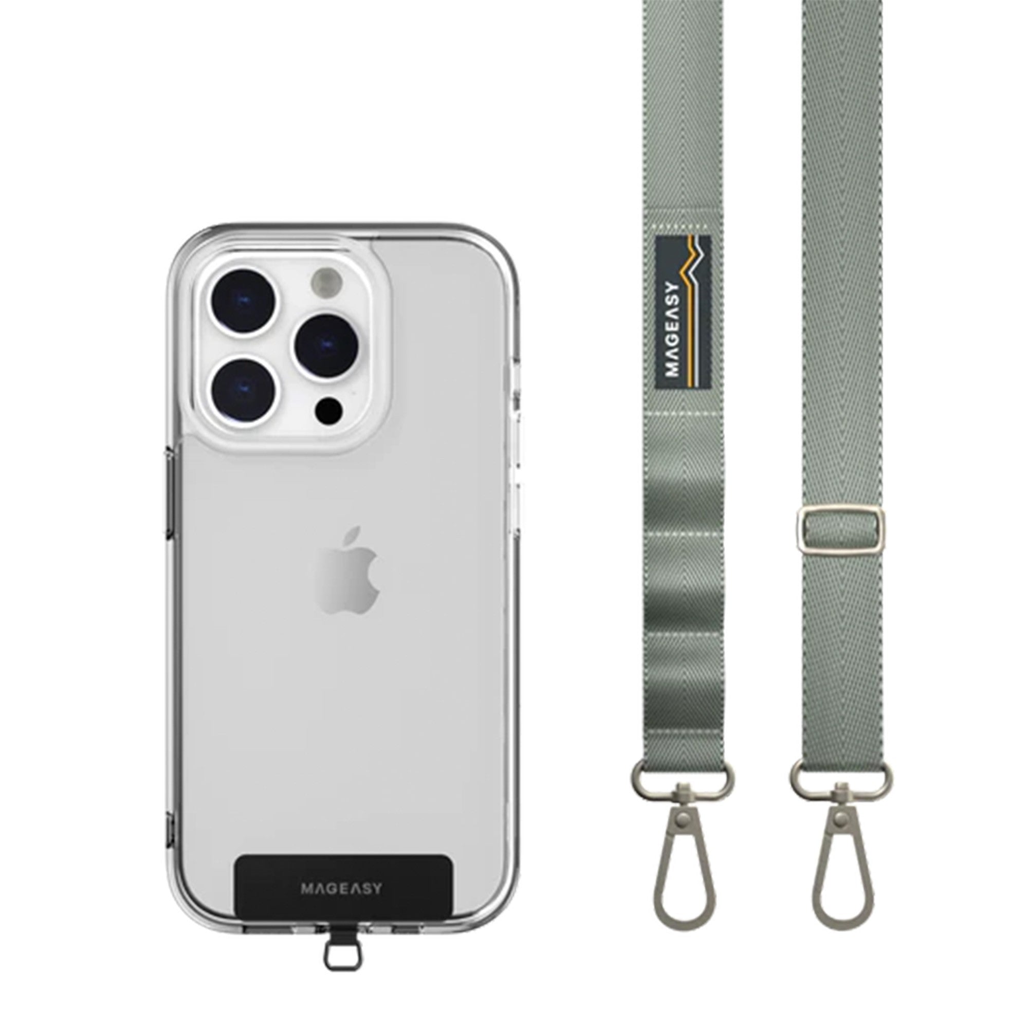 Universal MAGEASY 20mm Adjustable Strap Phone Lanyard - Misty Blue - 15-12109