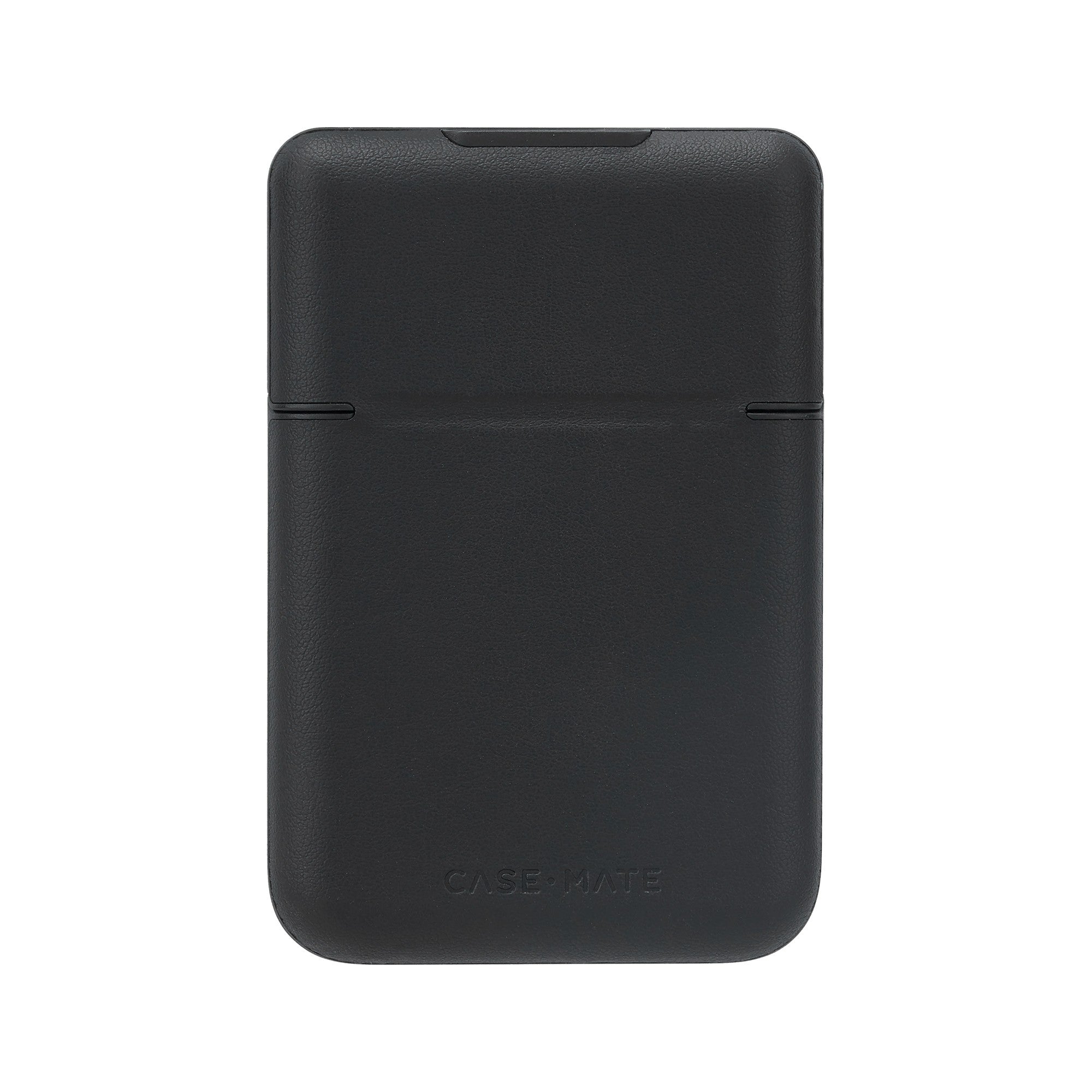 Universal Case-Mate Magnetic Flip MagSafe Wallet - Black Leather - 15-12300