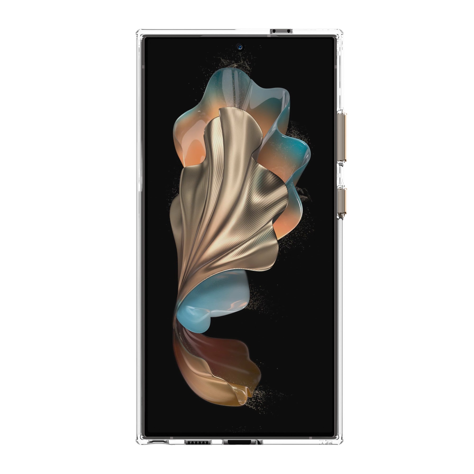 Samsung Galaxy S24 Ultra 5G Case-Mate Floral Gems Case - Gold - 15-12350