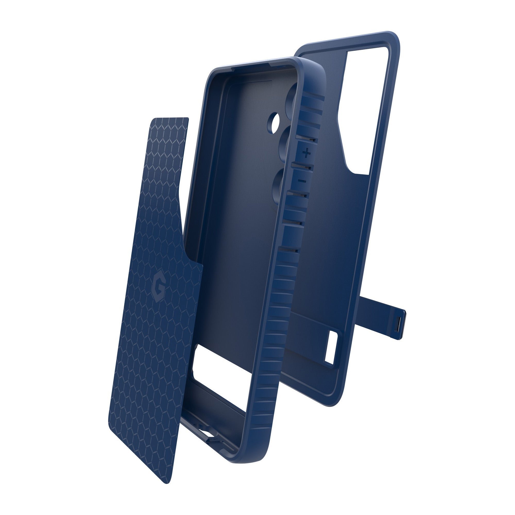Samsung Galaxy S24 5G ZAGG Graphene Everest Kickstand Case - Navy - 15-12376