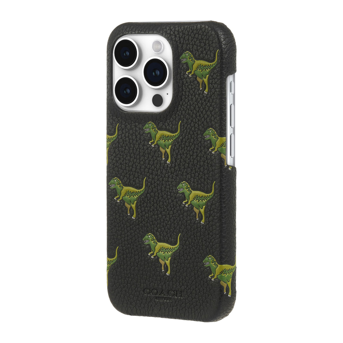 iPhone 15 Pro Coach Leather Slim Wrap Case - Repeat Rexy - 15-12449