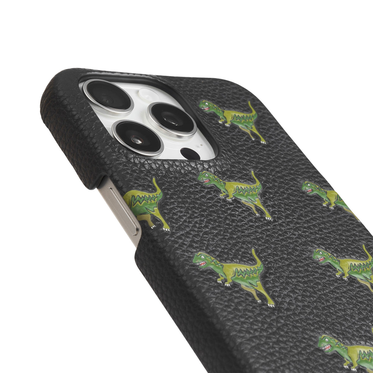 iPhone 15 Pro Coach Leather Slim Wrap Case - Repeat Rexy - 15-12449
