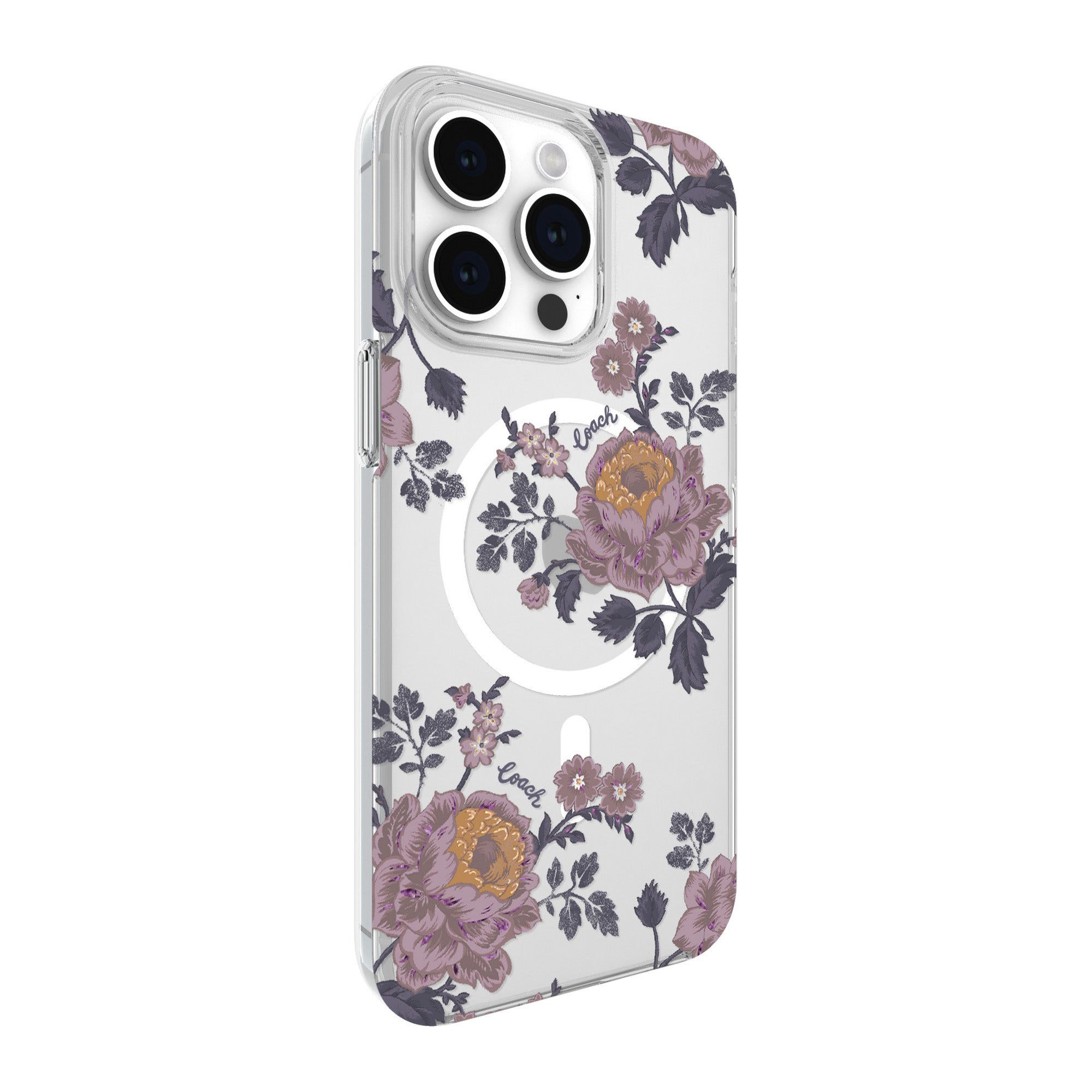 iPhone 15 Pro Max Coach Protective Case w/Magsafe - Moody Floral - 15-12463