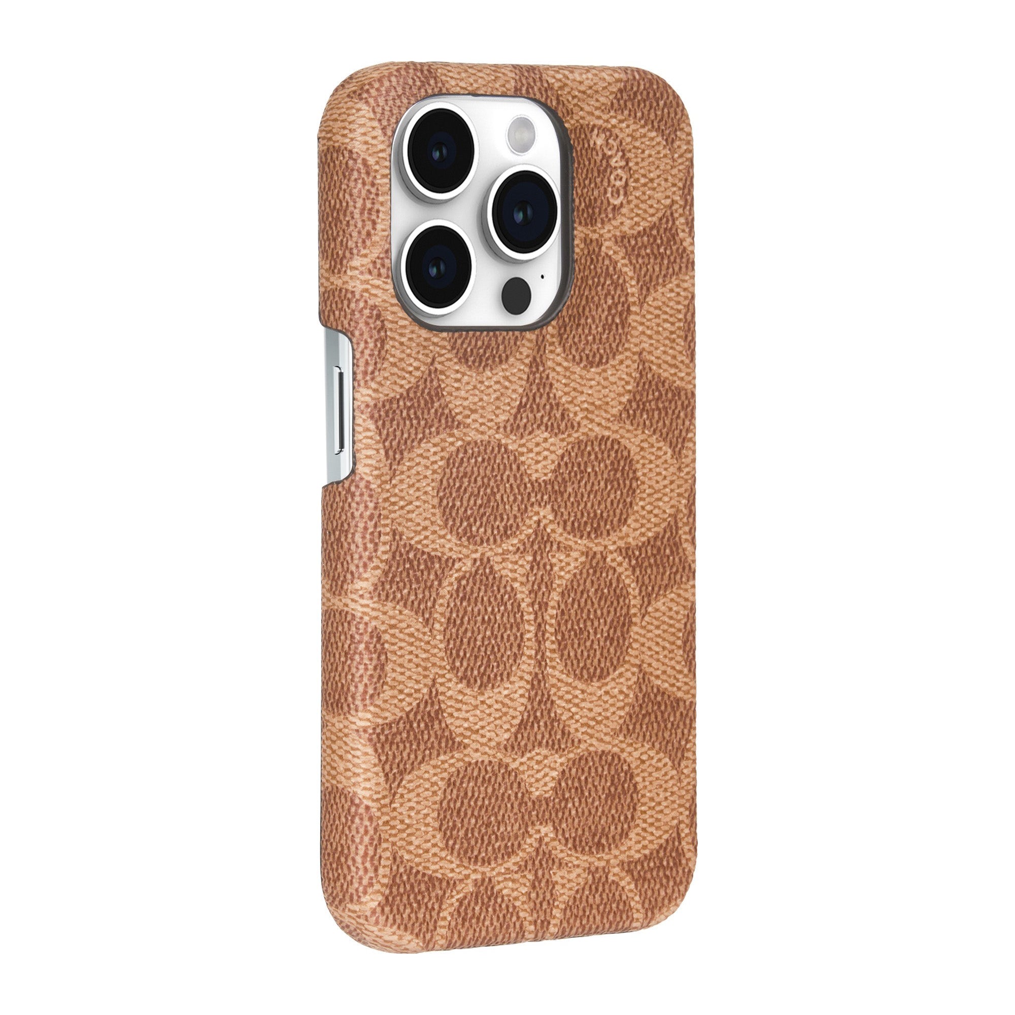 iPhone 15 Pro Max Coach Slim Wrap Signature C Case - Tan - 15-12467