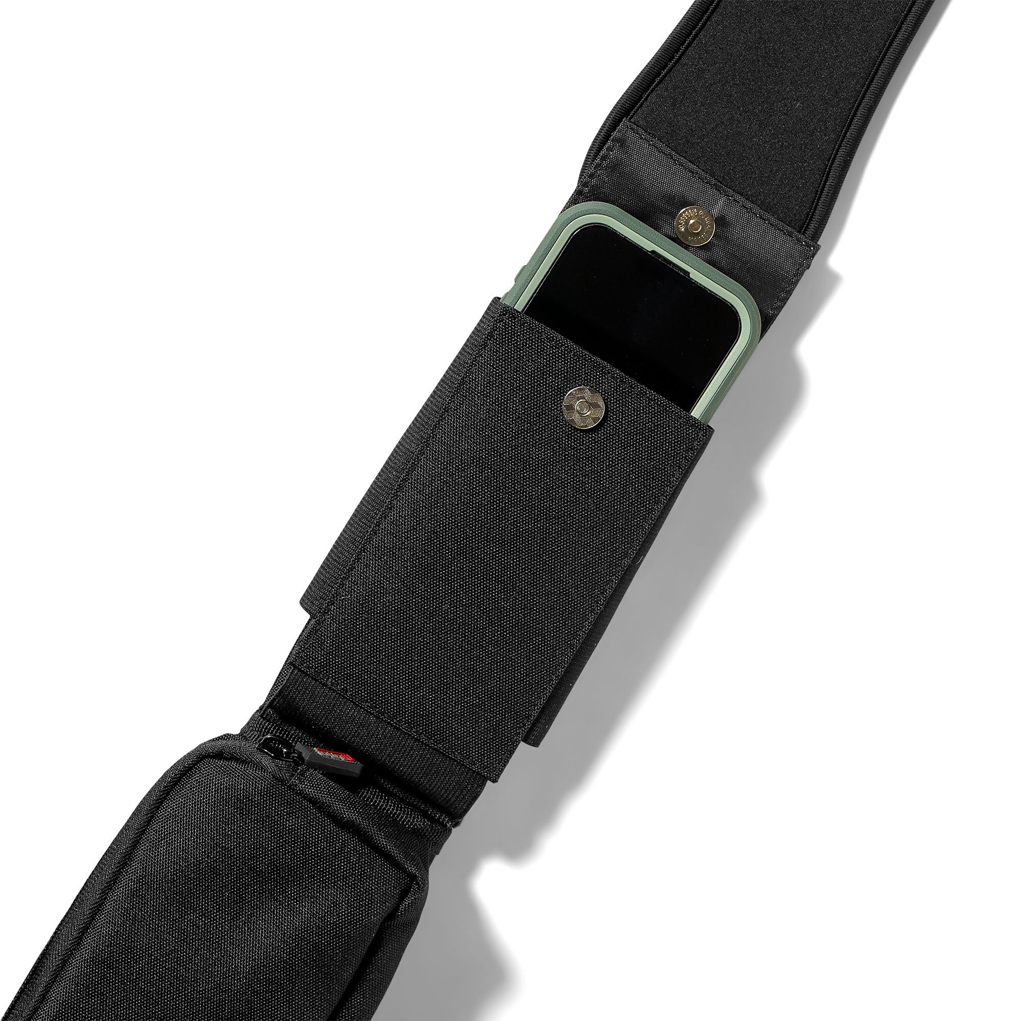 Totinit Passport Pro - RPET w/RFID pocket + Carabiner - Black - 15-12579