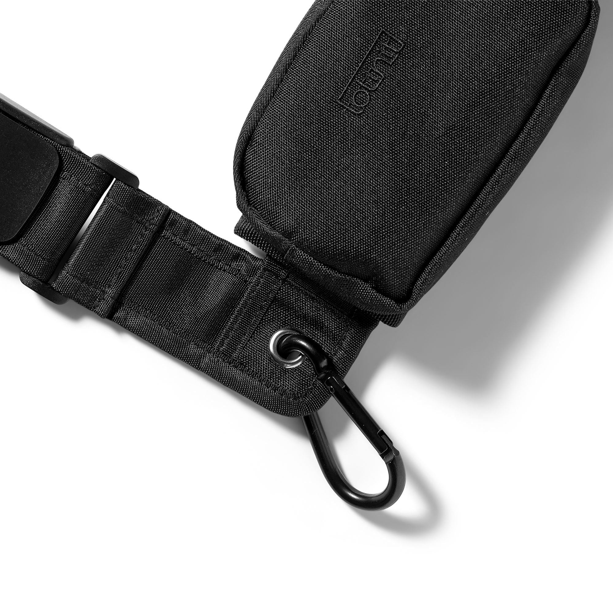 Totinit Passport Pro - RPET w/RFID pocket + Carabiner - Black - 15-12579