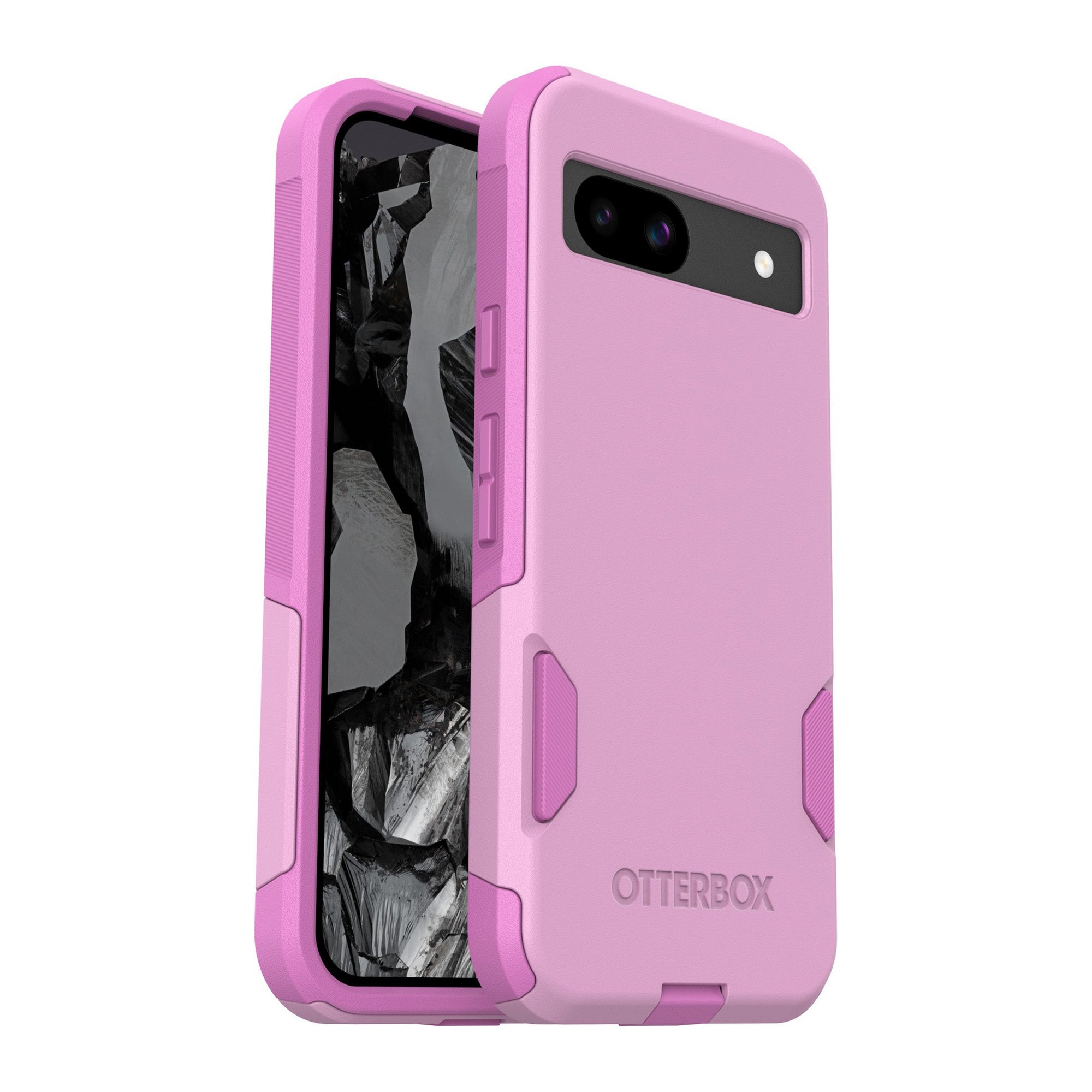 Google Pixel 8a Otterbox Commuter - Pink Run Wildflower - 15-12653