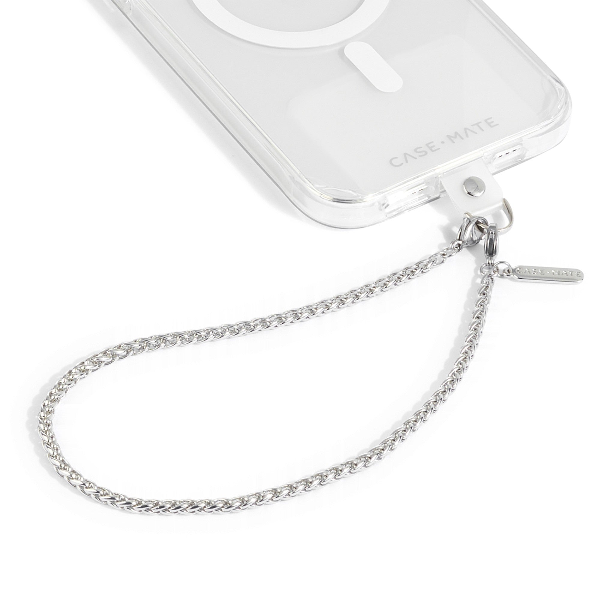 Universal Case-Mate Phone Charm - Dainty Silver Chain - 15-12846