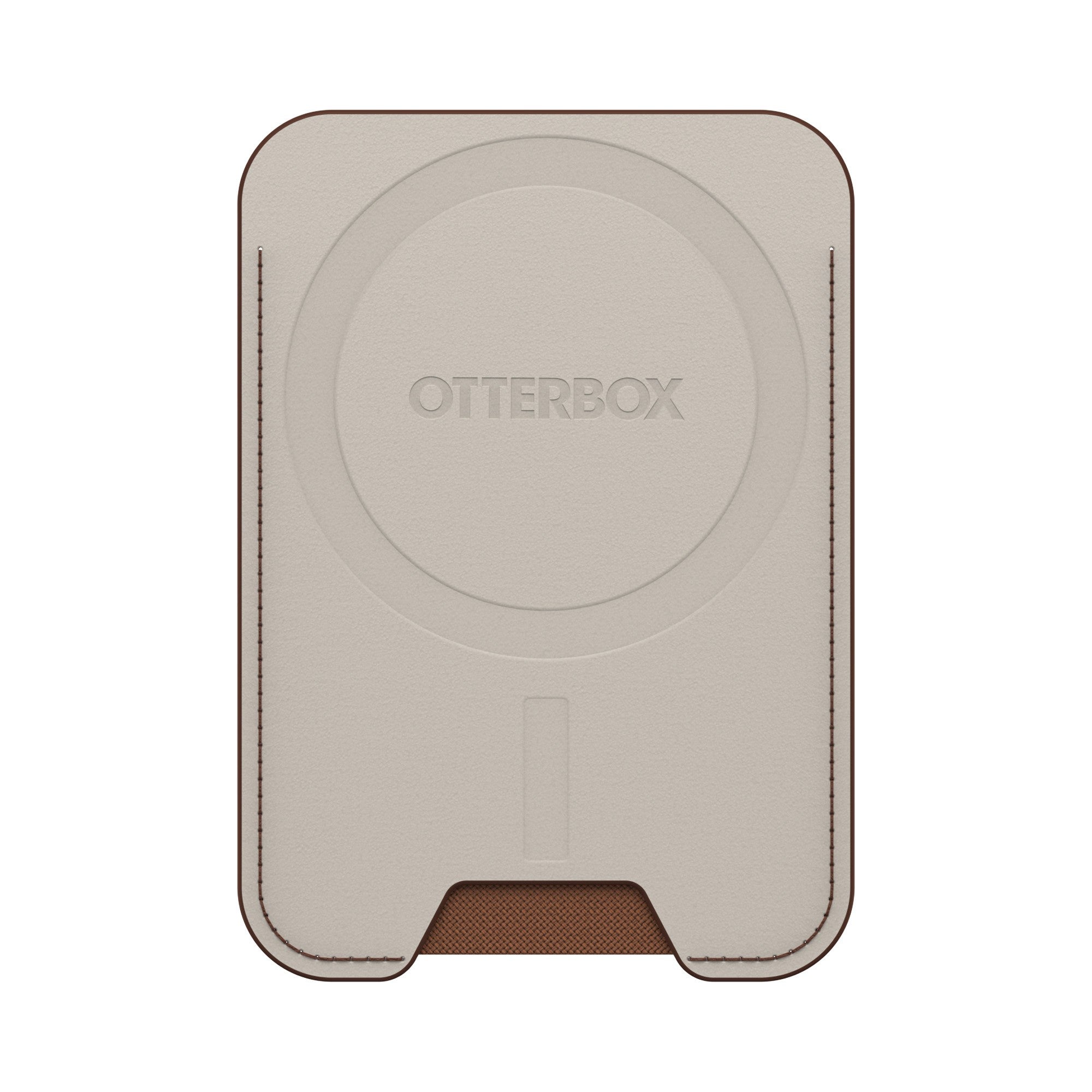 Otterbox Cactus Leather MagSafe Wallet - Brown - Rich Adobe - 15-12916