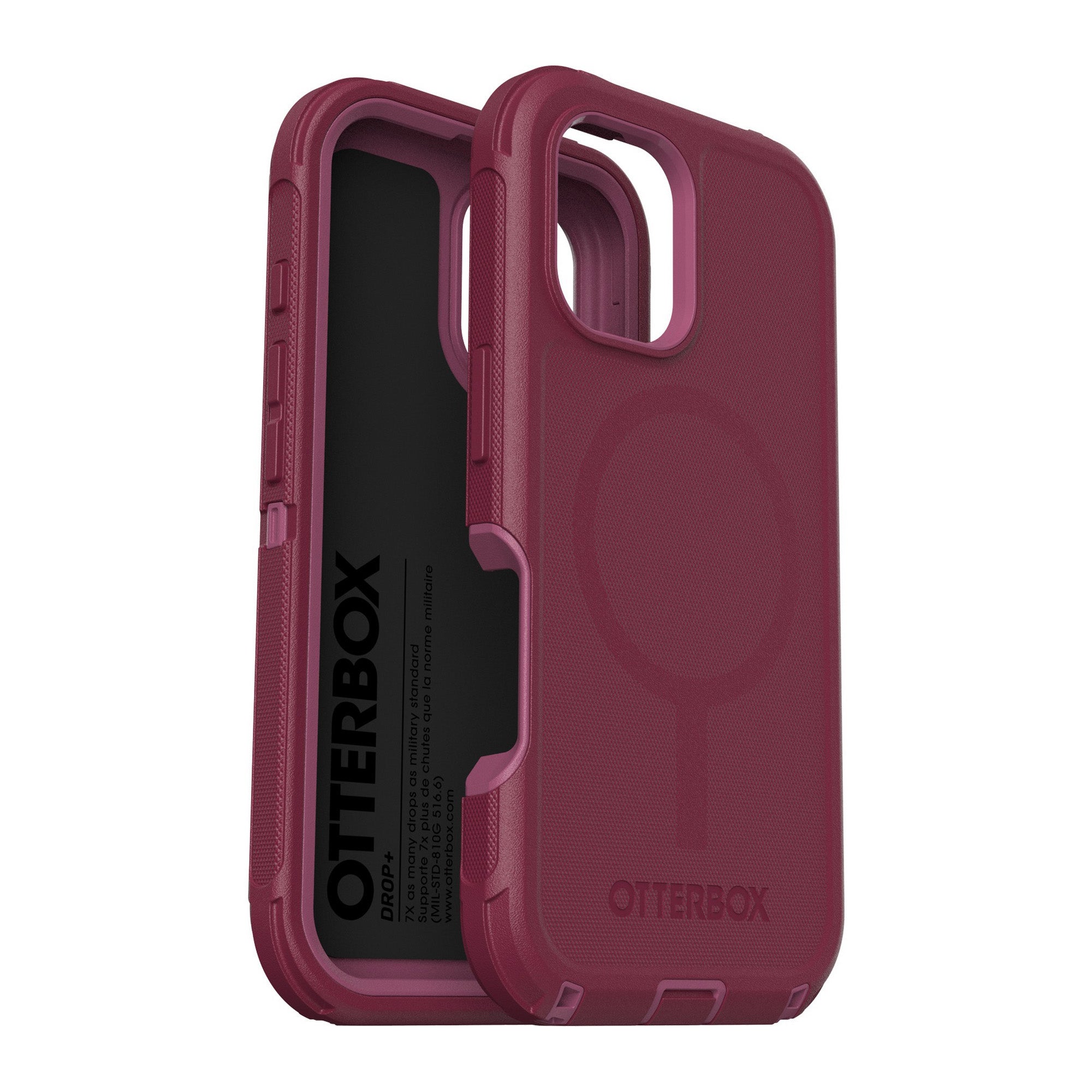 iPhone 16 Otterbox Defender Pro w/ MagSafe Series Case - Pink - Foxberry - 15-12946