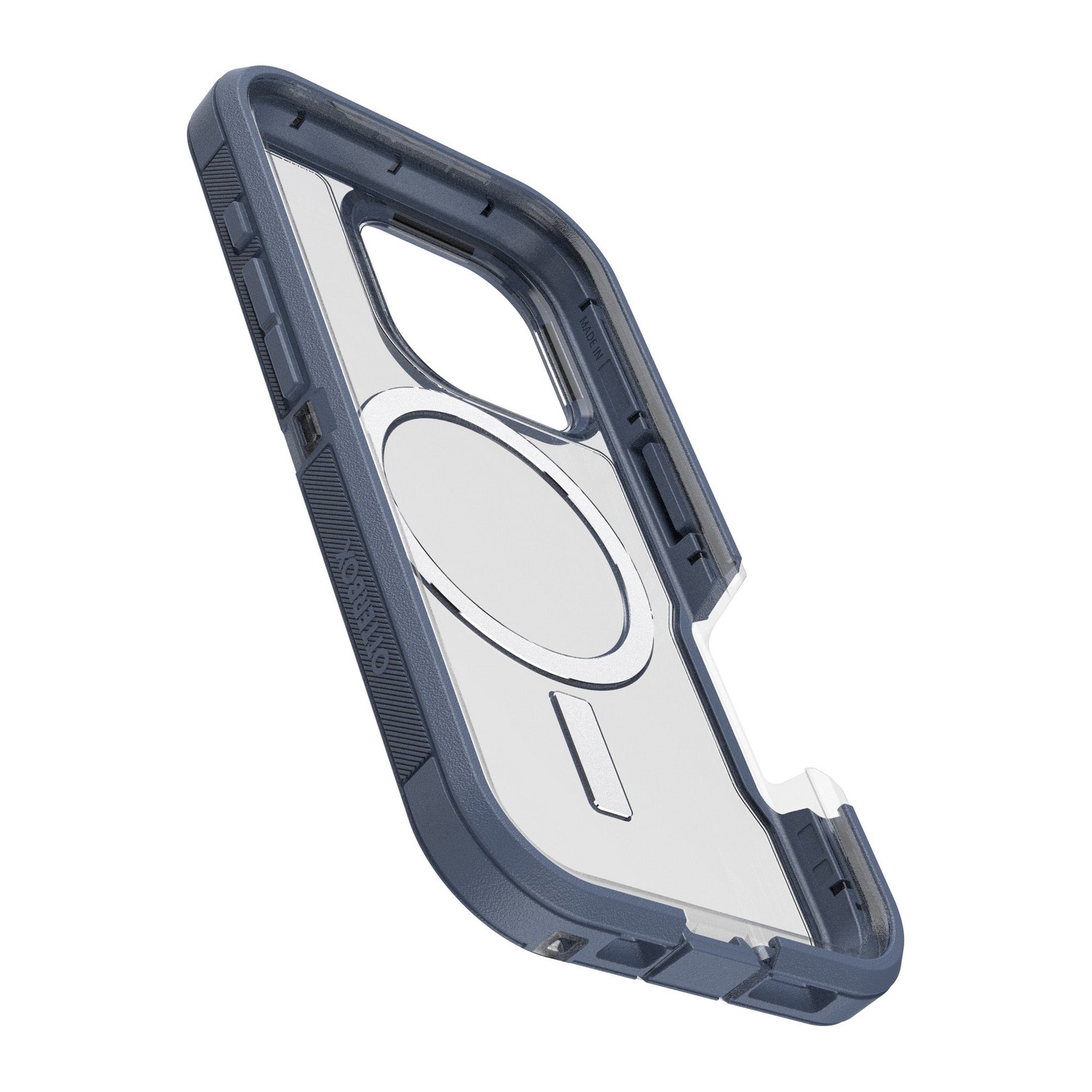 iPhone 16 Pro Otterbox Defender XT Clear Pro w/ MagSafe Series Case - Clear/Blue - Mountain Storm - 15-12982