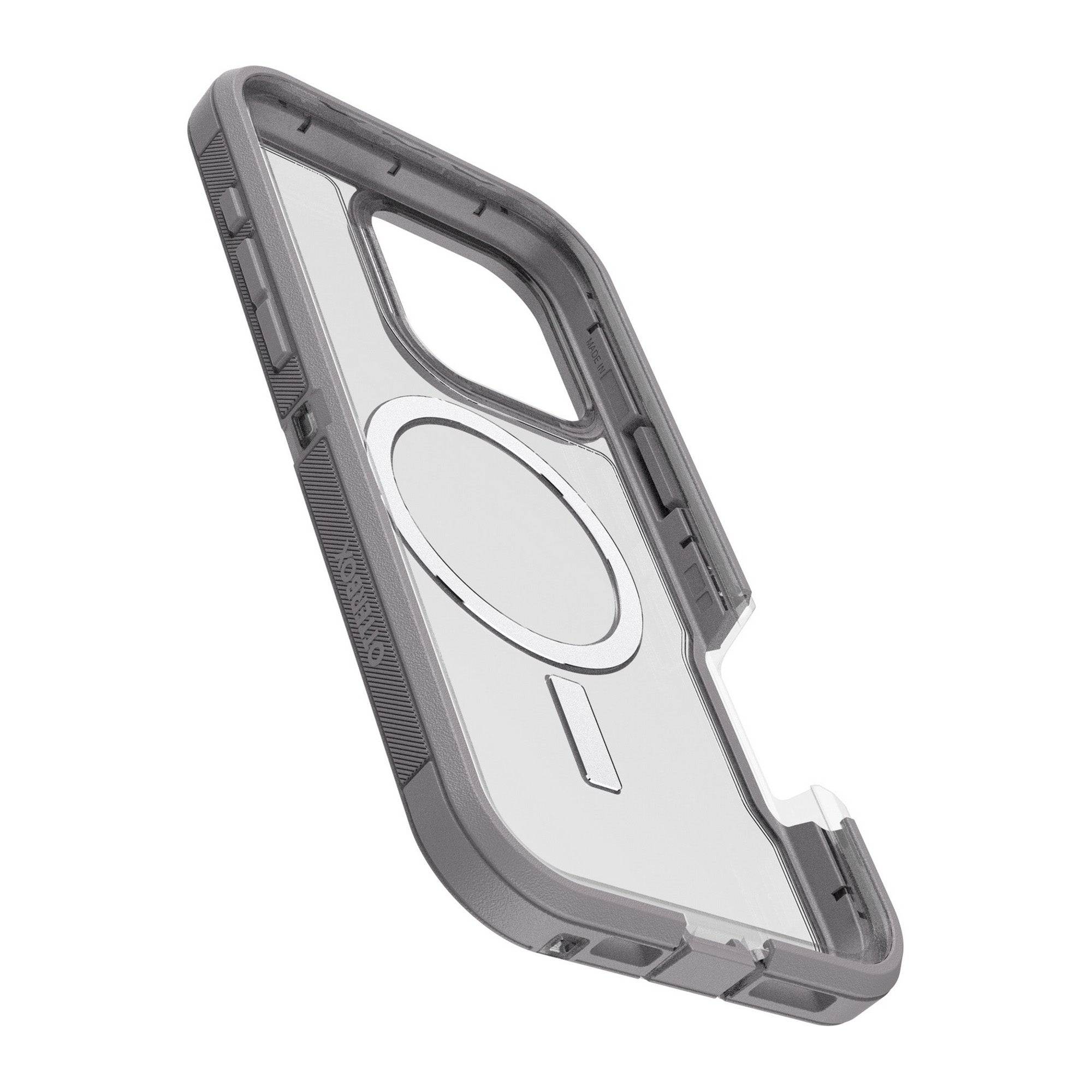 iPhone 16 Pro Max Otterbox Defender XT Clear Pro w/ MagSafe Series Case - Clear/Grey - Snow Capped - 15-12992