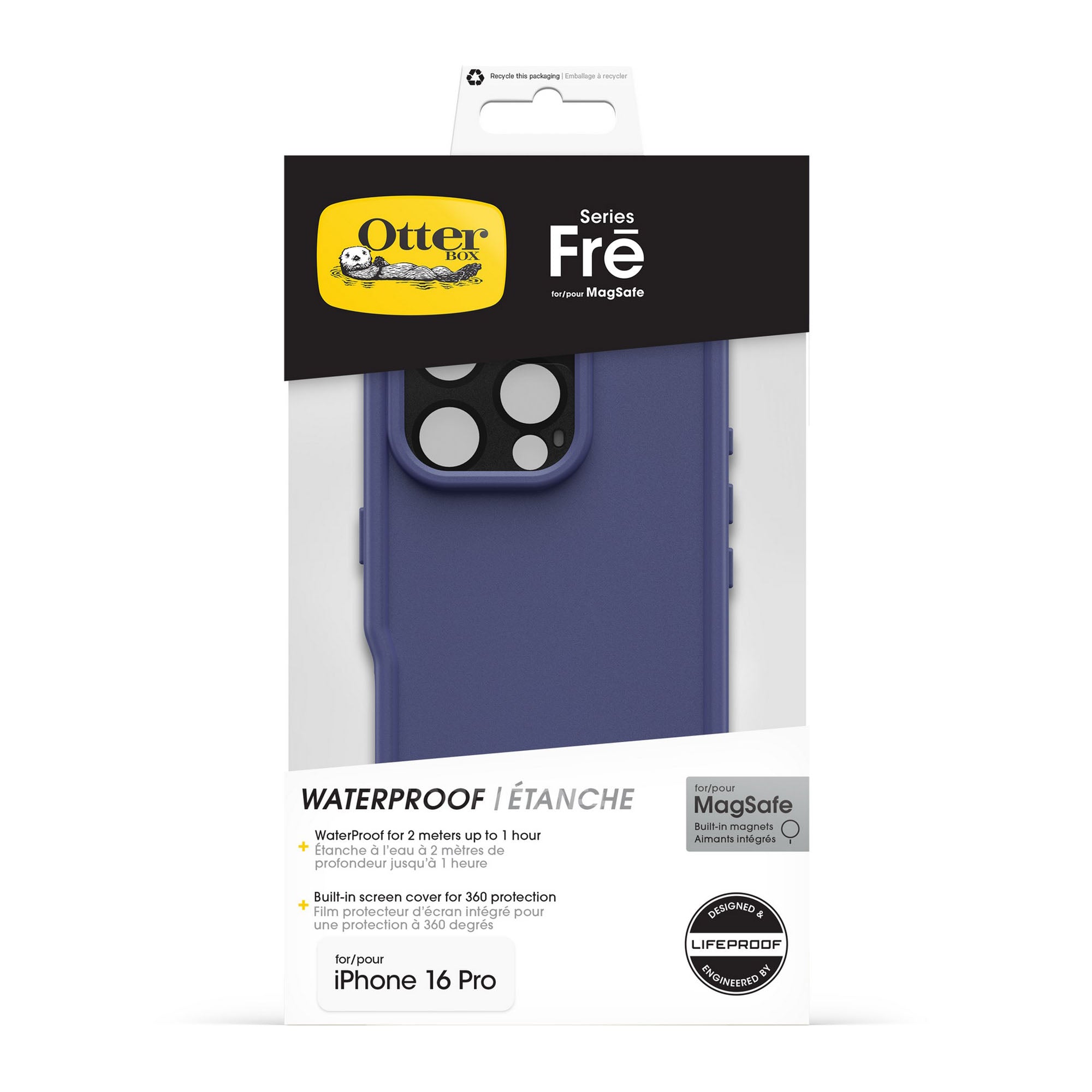 iPhone 16 Pro Otterbox Fre MagSafe Case - Purple - Violet Valley - 15-13000