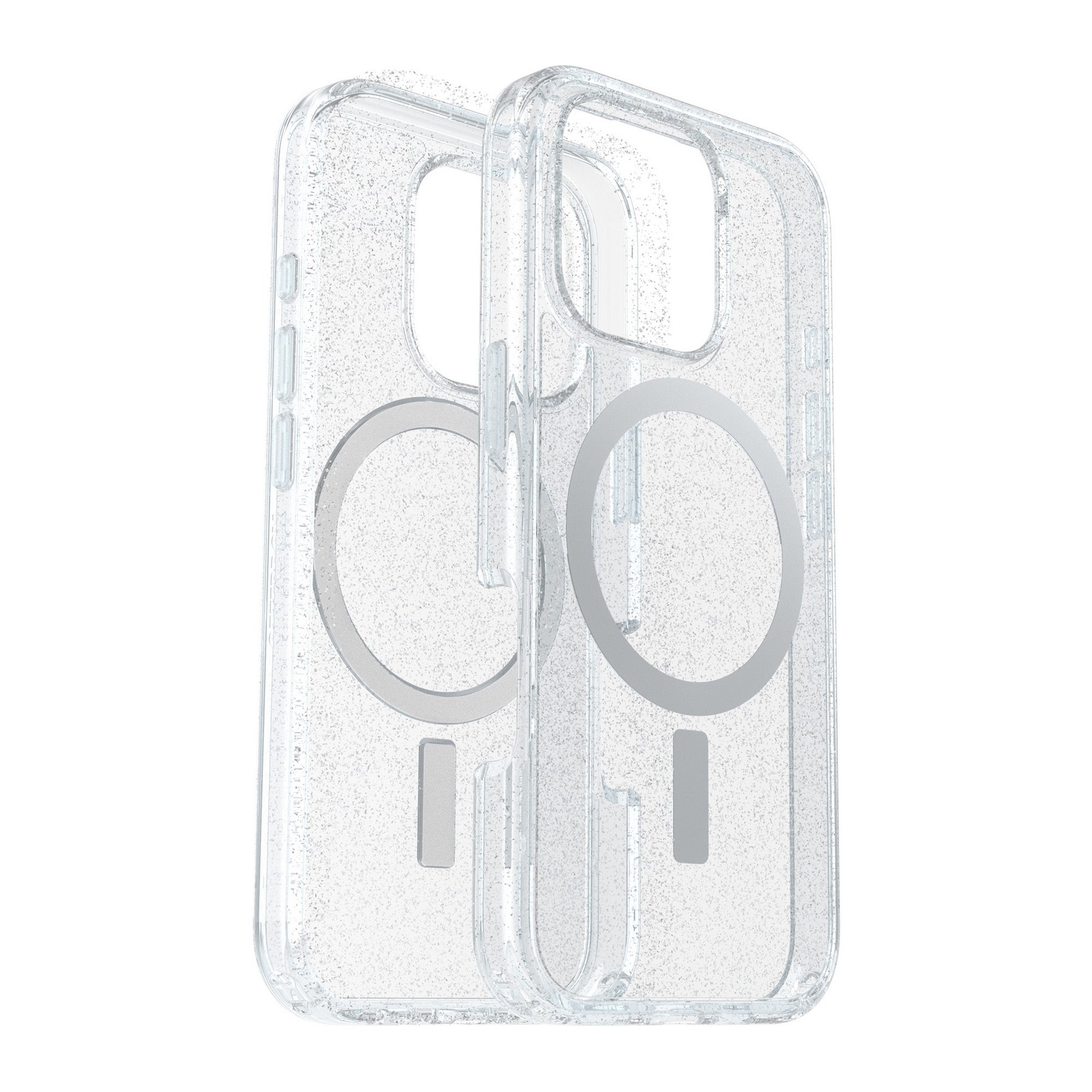 iPhone 16 Pro Otterbox Symmetry Clear w/ MagSafe Series Case - Clear - Stardust 3.0 - 15-13066