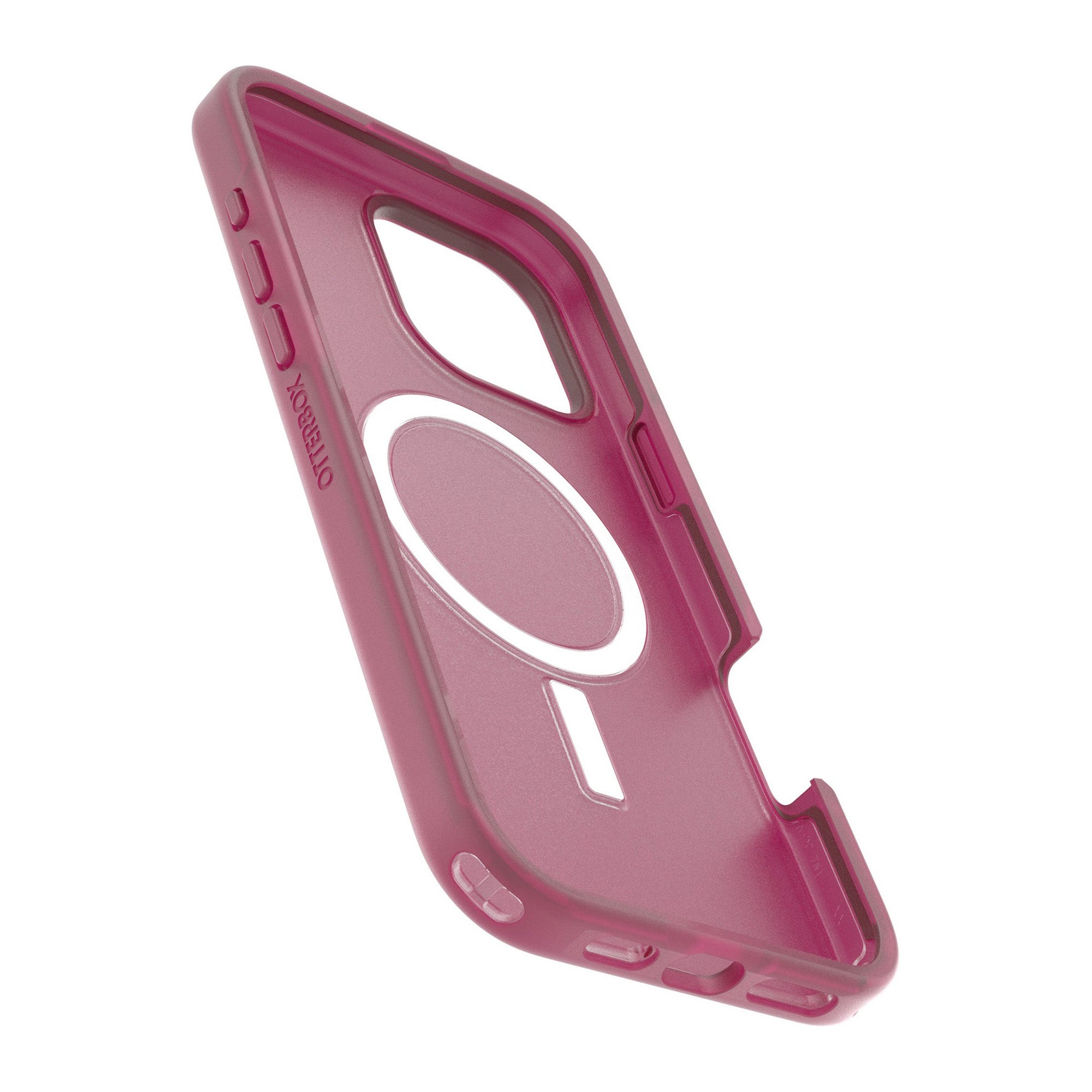 iPhone 16 Pro Max Otterbox Symmetry Soft Touch w/ MagSafe Series Case - Pink - Glass Heart - 15-13112