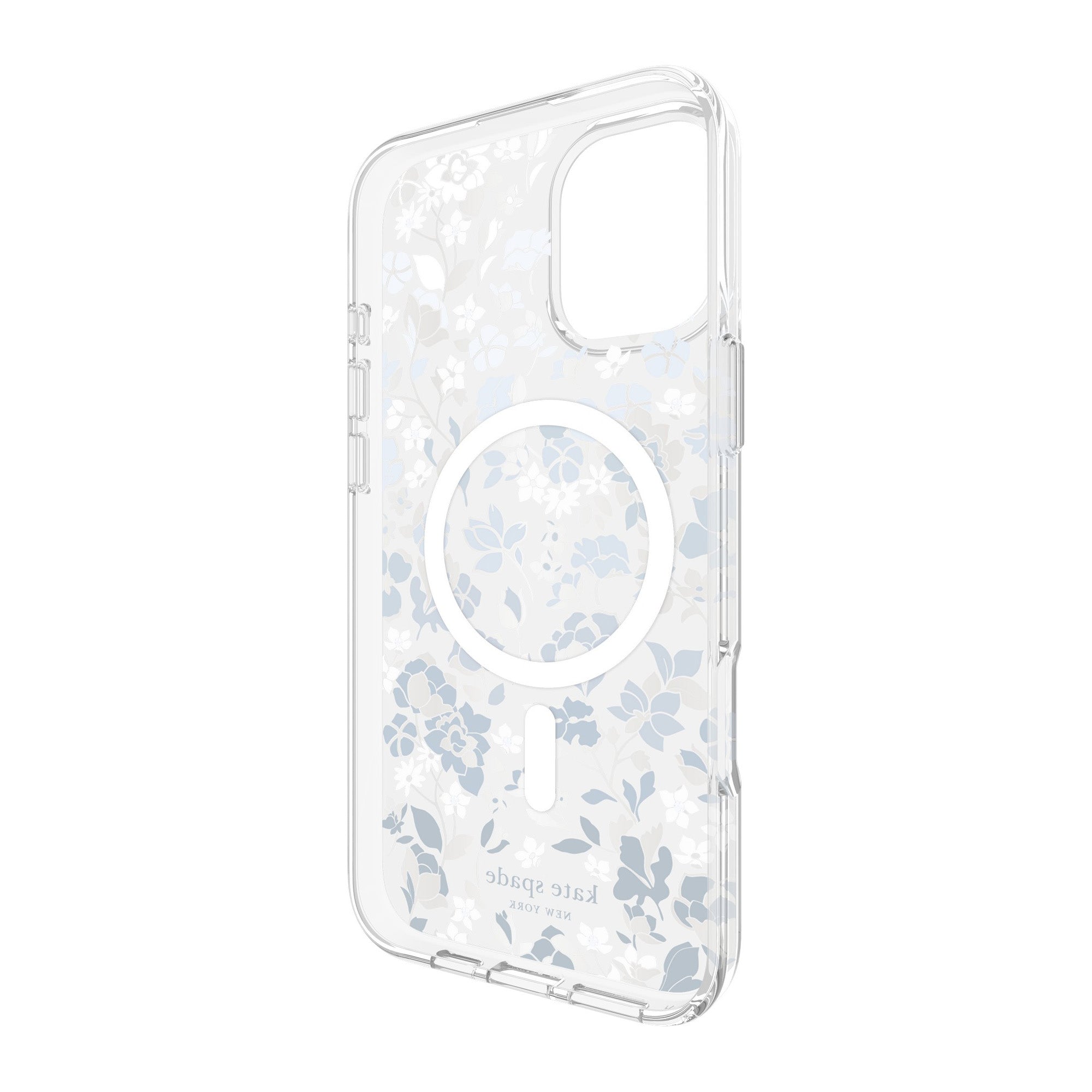 iPhone 16 Plus Kate Spade Protective Prints MagSafe Case - Flowerbed Blue - 15-13253