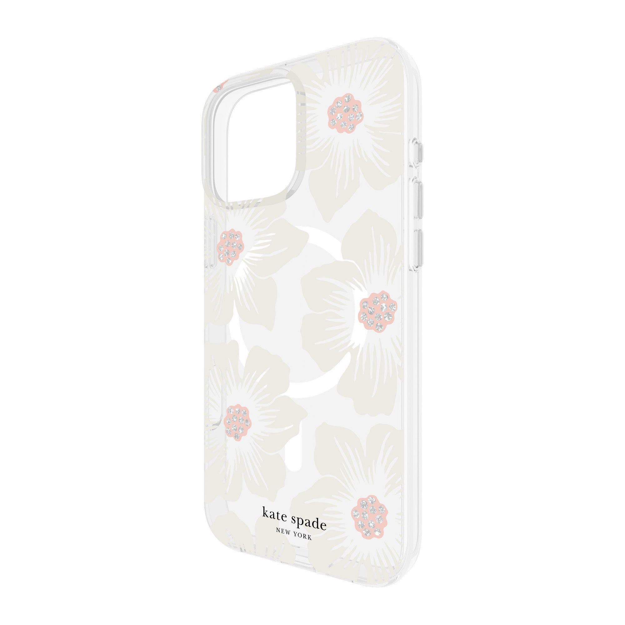 iPhone 16 Pro Max Kate Spade Protective Prints MagSafe Case - Hollyhock Floral - 15-13278