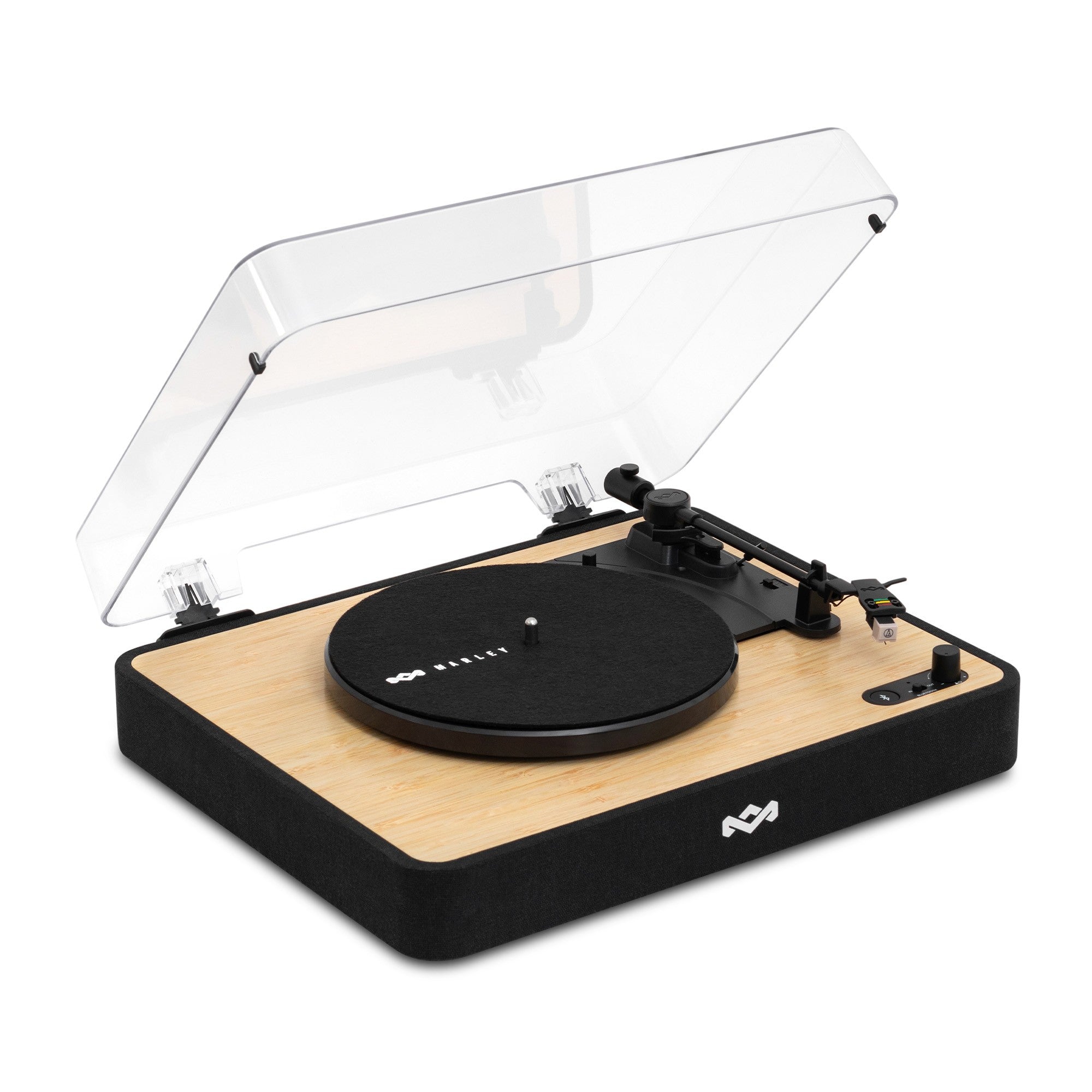 House of Marley Revolution Turntable - Light Wood/Black - 15-13308