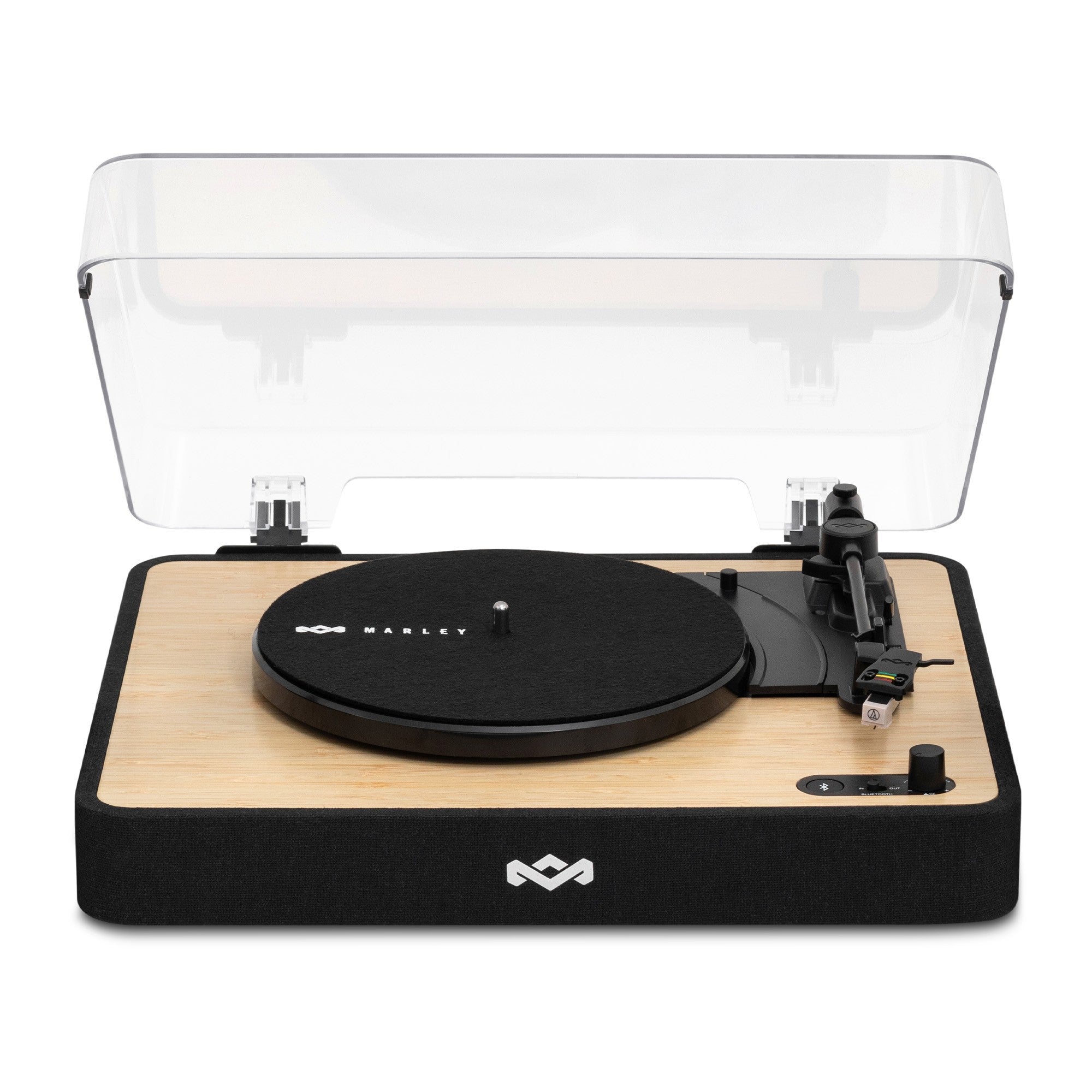 House of Marley Revolution Turntable - Light Wood/Black - 15-13308