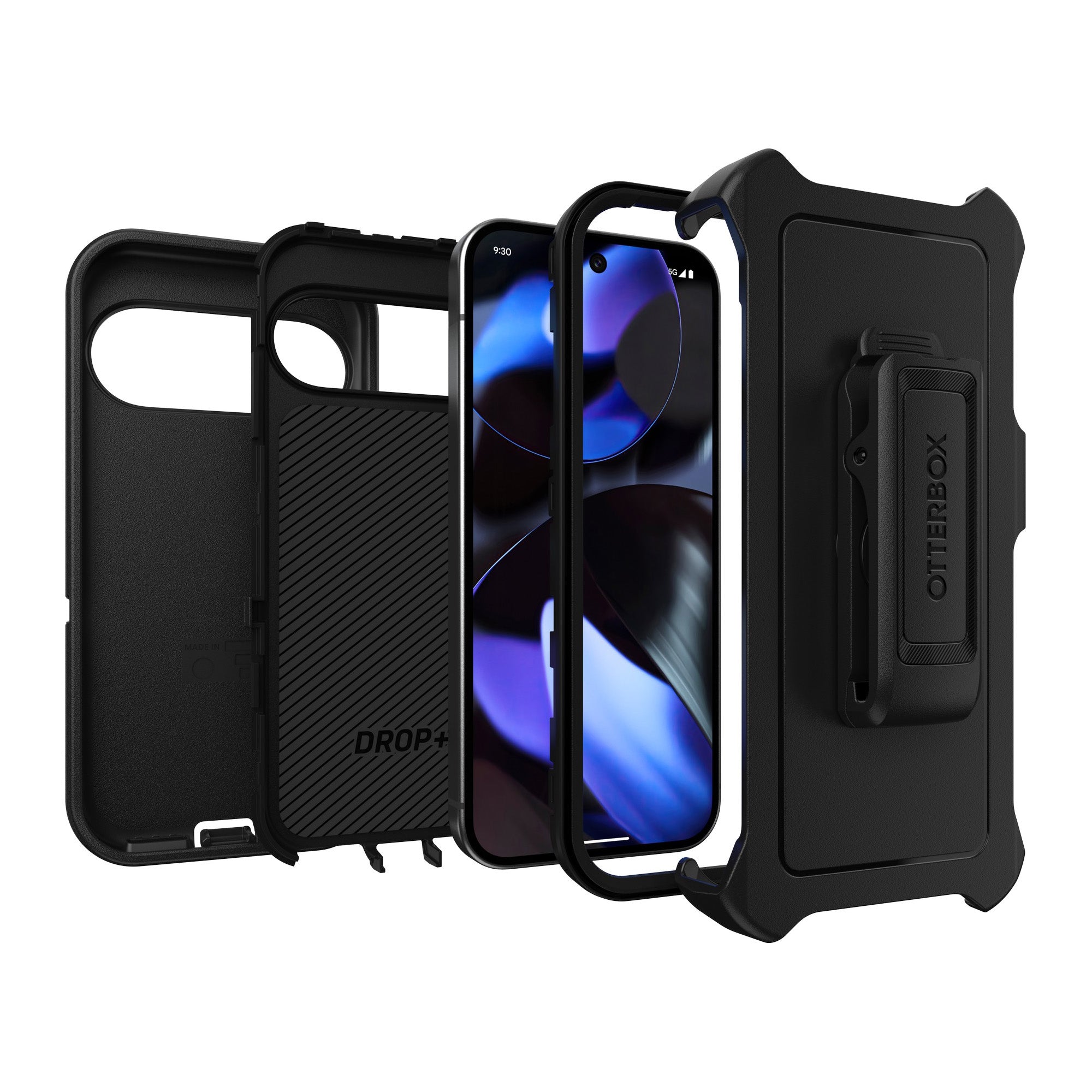 Google Pixel 9/9 Pro Otterbox Defender Series Case - Black - 15-13329