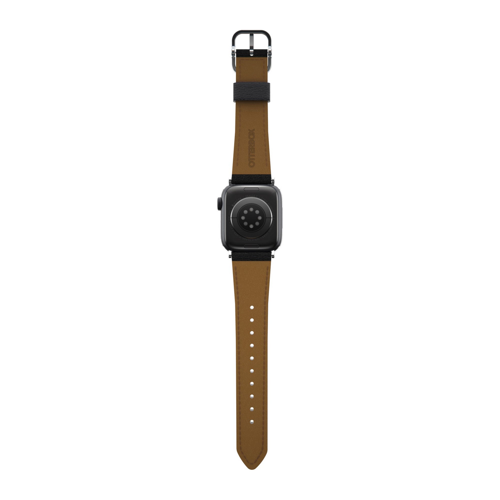 Apple Watch 38/40/41mm Otterbox Cactus Leather Watch Band - Black - Noir Ash - 15-13351