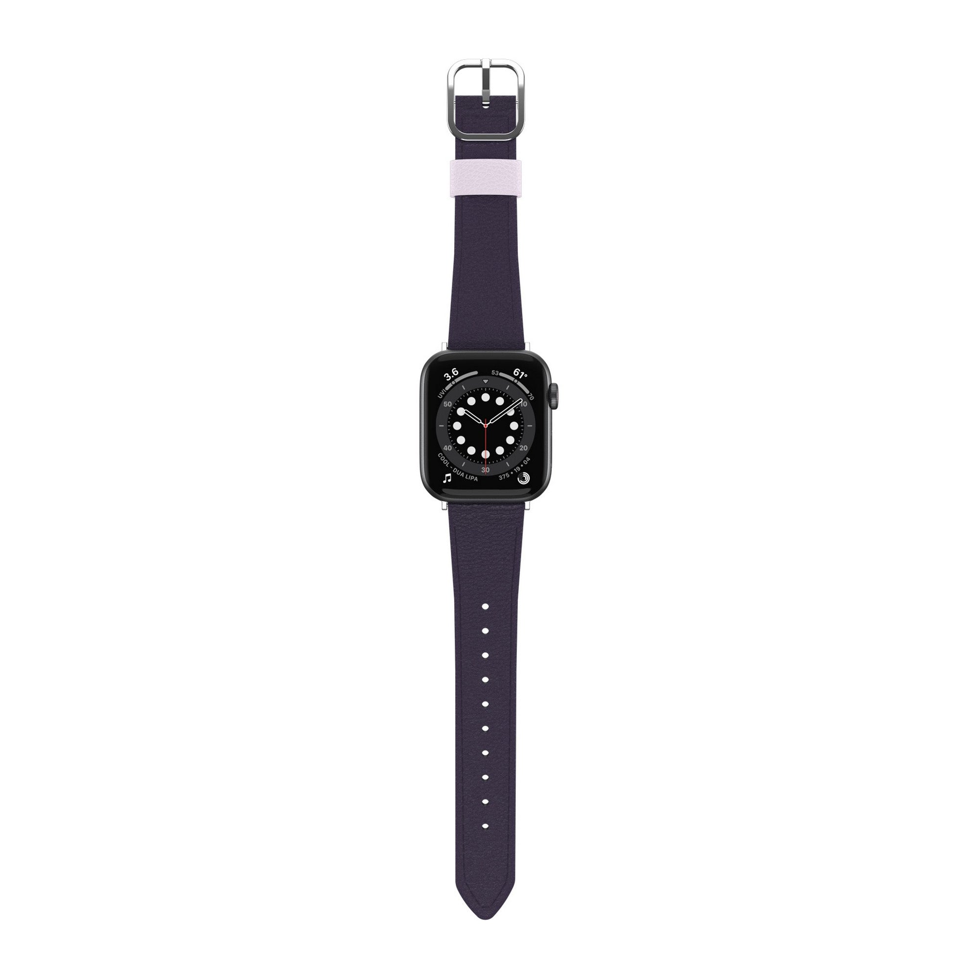 Apple Watch 42/44/45mm Otterbox Cactus Leather Watch Band - Purple - Plum Luxe - 15-13356