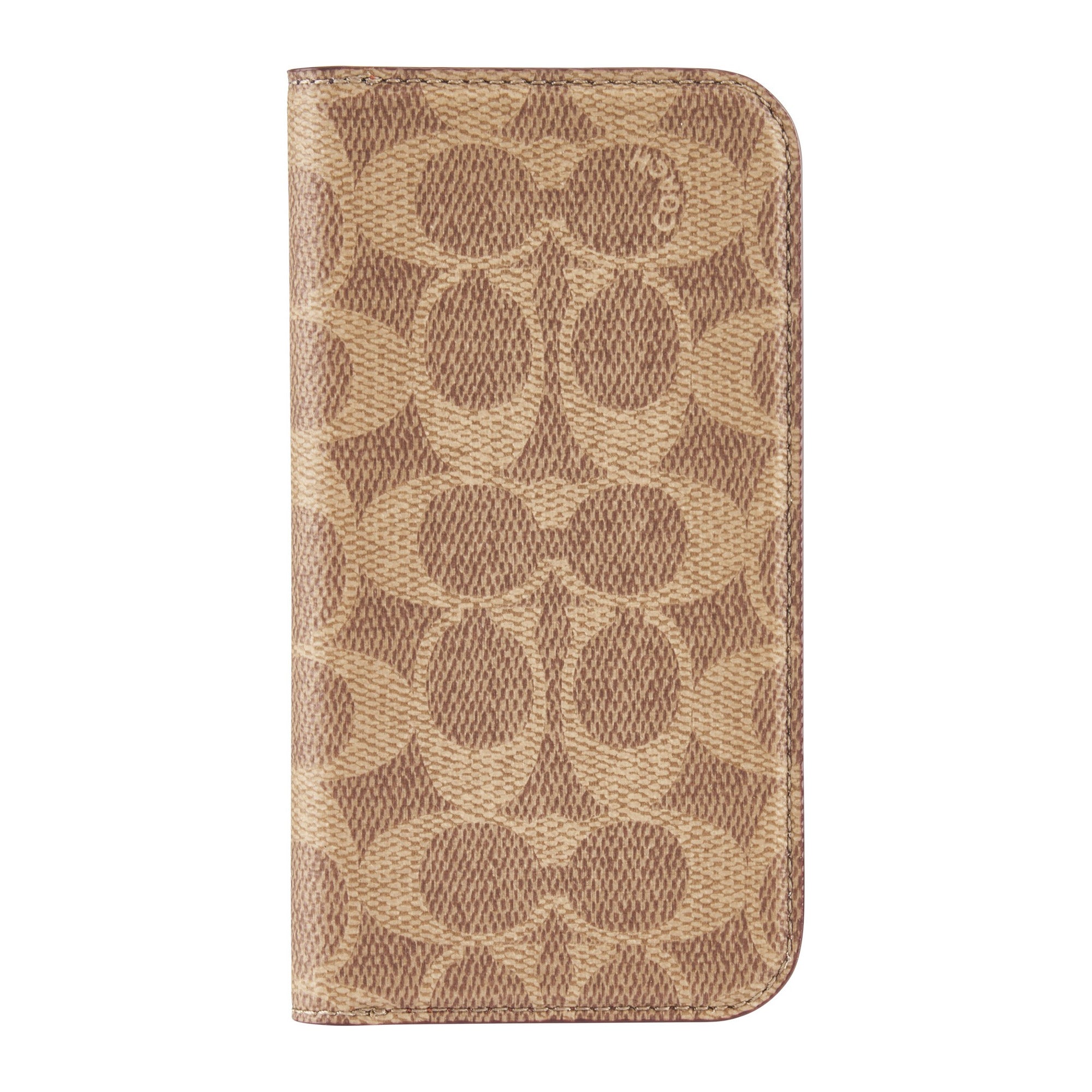 iPhone 16 Coach Folio Signature C Case - Tan - 15-13358