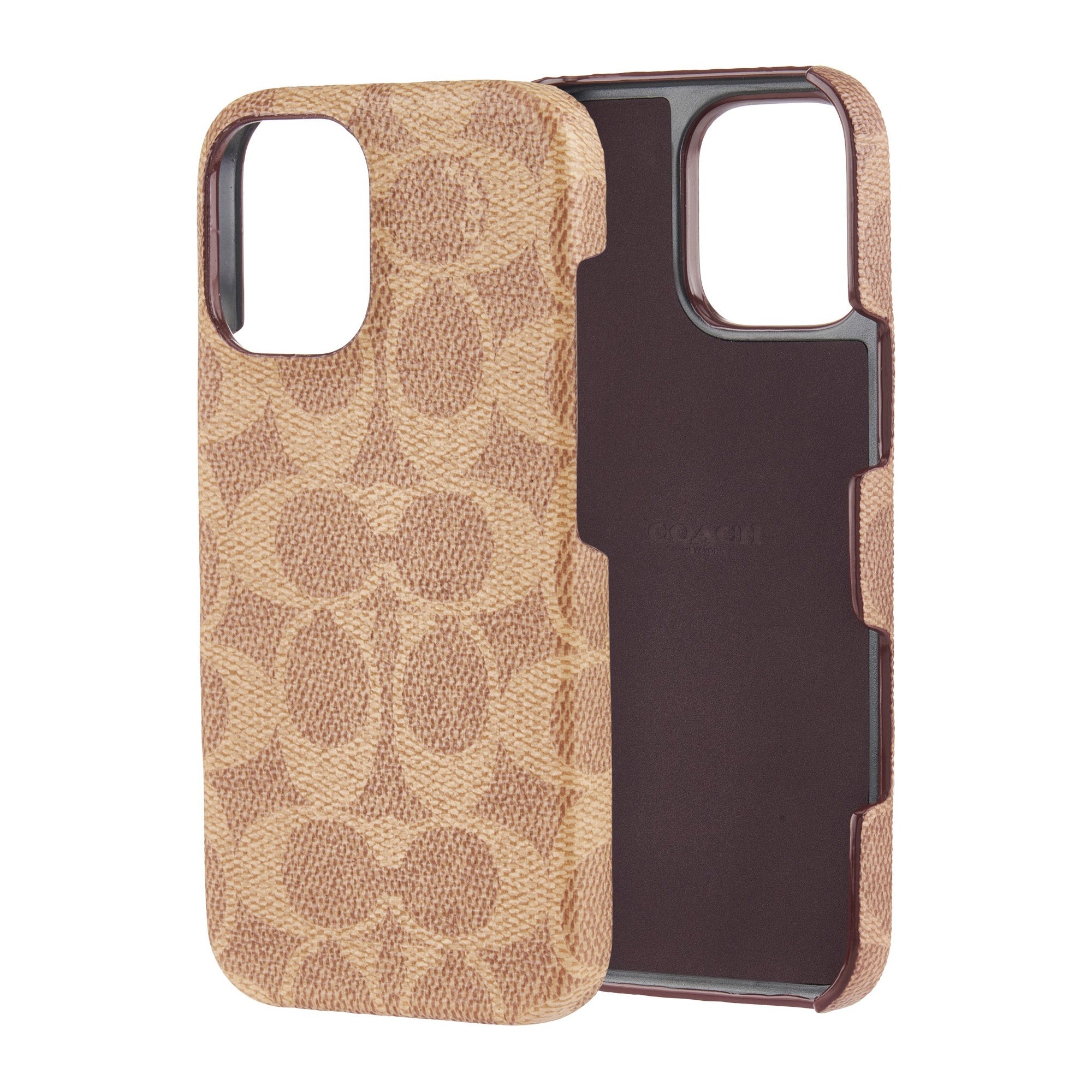 iPhone 16 Coach Slim Wrap Signature C Case - Tan - 15-13361